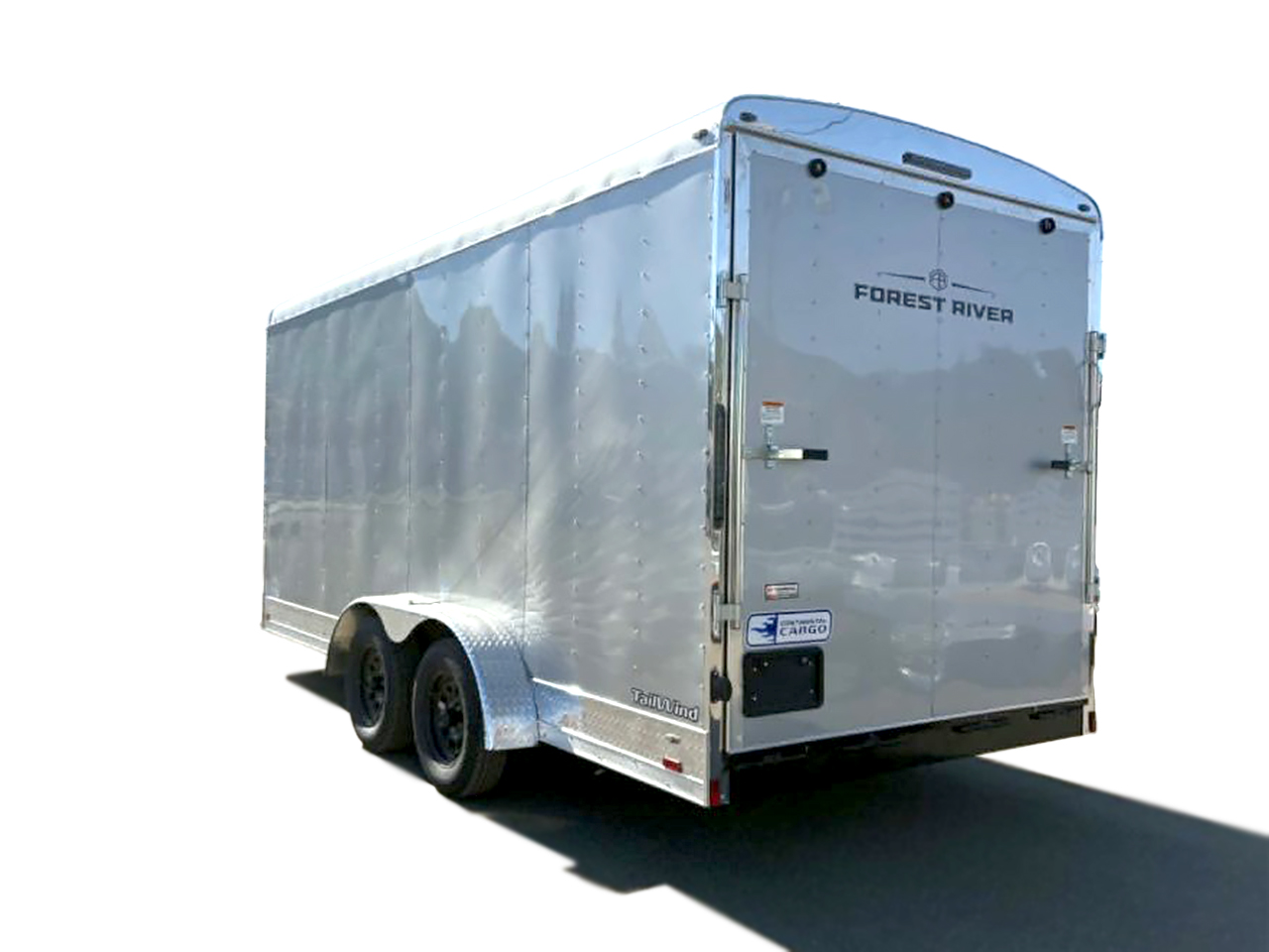 Continental Cargo 7x16 7K Tailwind Cargo Trailer - Appearance Package w/Ramp Door Continental Cargo Trailer TW716TA2-AP-R