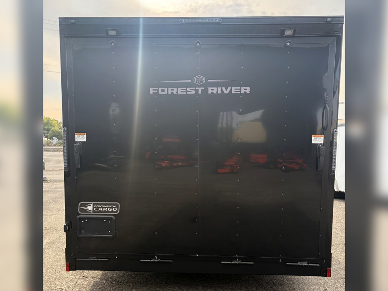 Continental Cargo 8x16 10K V-Series Cargo Trailer w/UTV and Blackout Package Continental Cargo Trailer VHW816TA3-UTV-BOP