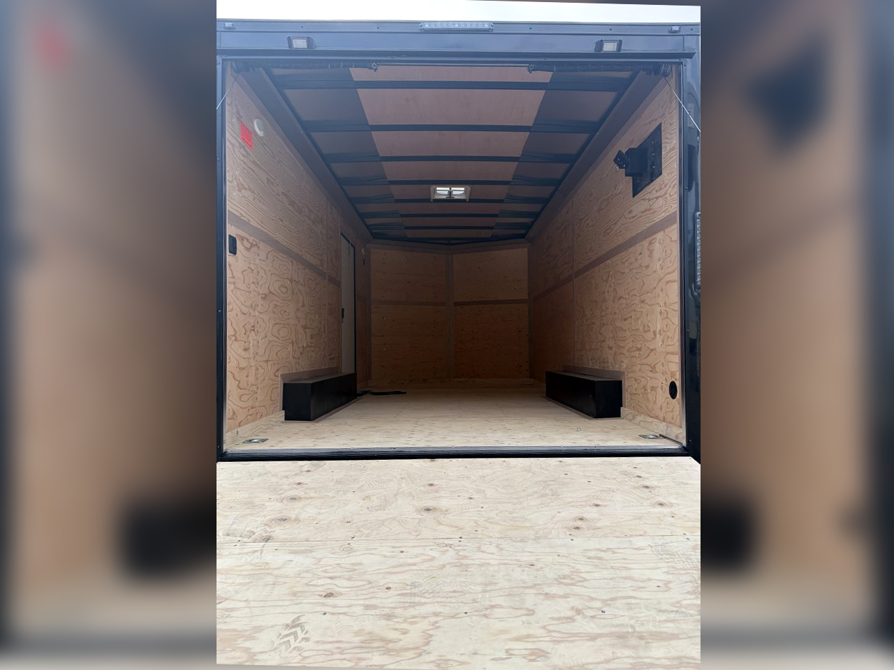 Continental Cargo 8x16 10K V-Series Cargo Trailer w/UTV and Blackout Package Continental Cargo Trailer VHW816TA3-UTV-BOP
