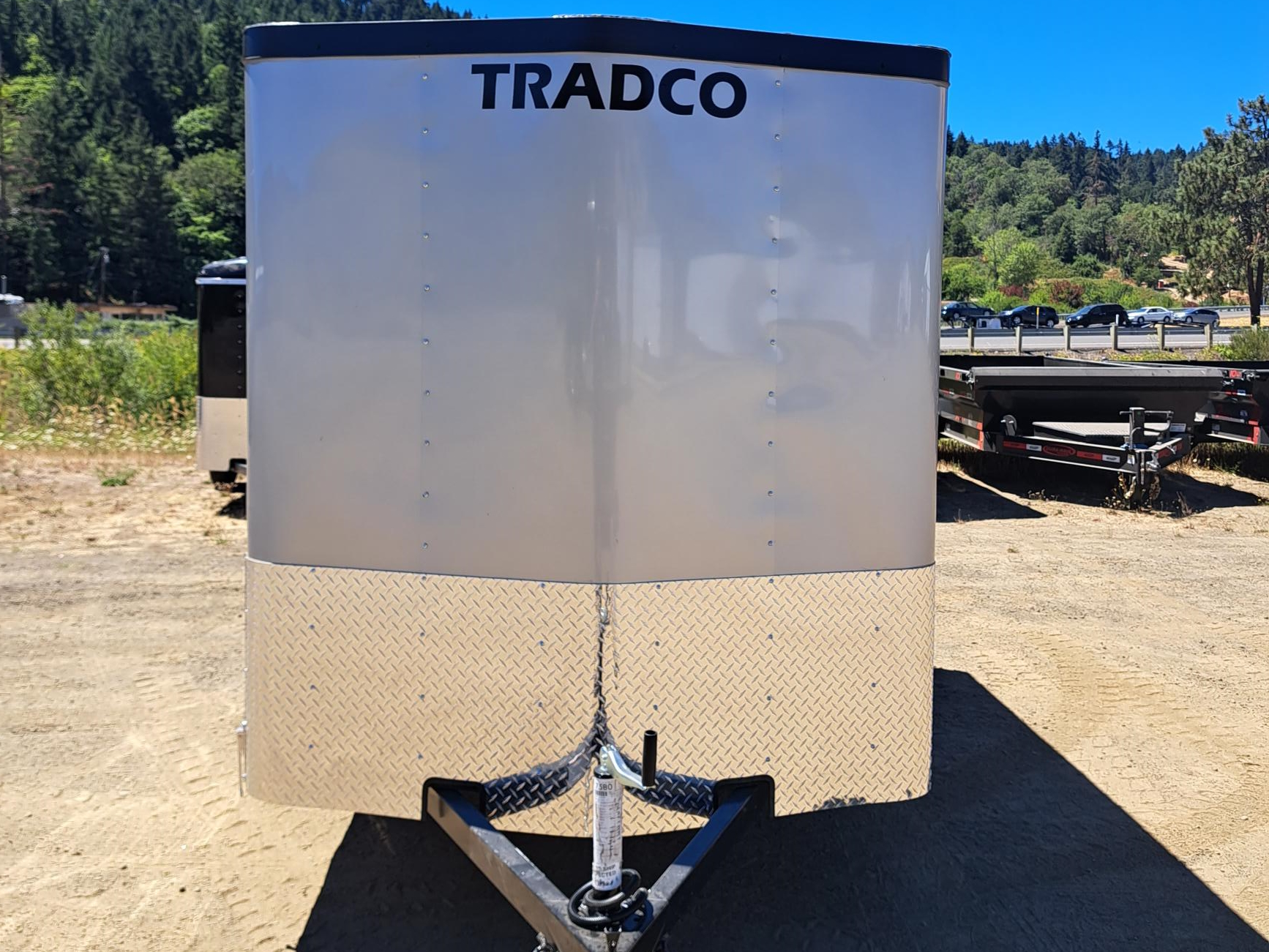 Criterion 6x10 Cargo Trailer - 3.5K, Flat Top, Barn Door - Tradco TradCo Criterion Trailer CT610S3NU-72-24-DD-BN