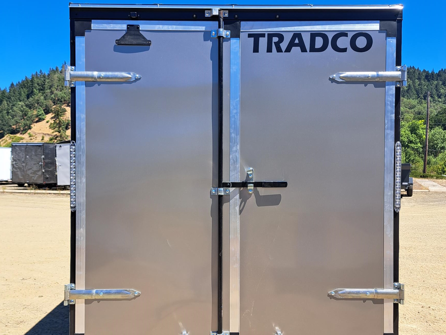 Criterion 6x10 Cargo Trailer - 3.5K, Flat Top, Barn Door - Tradco TradCo Criterion Trailer CT610S3NU-72-24-DD-BN