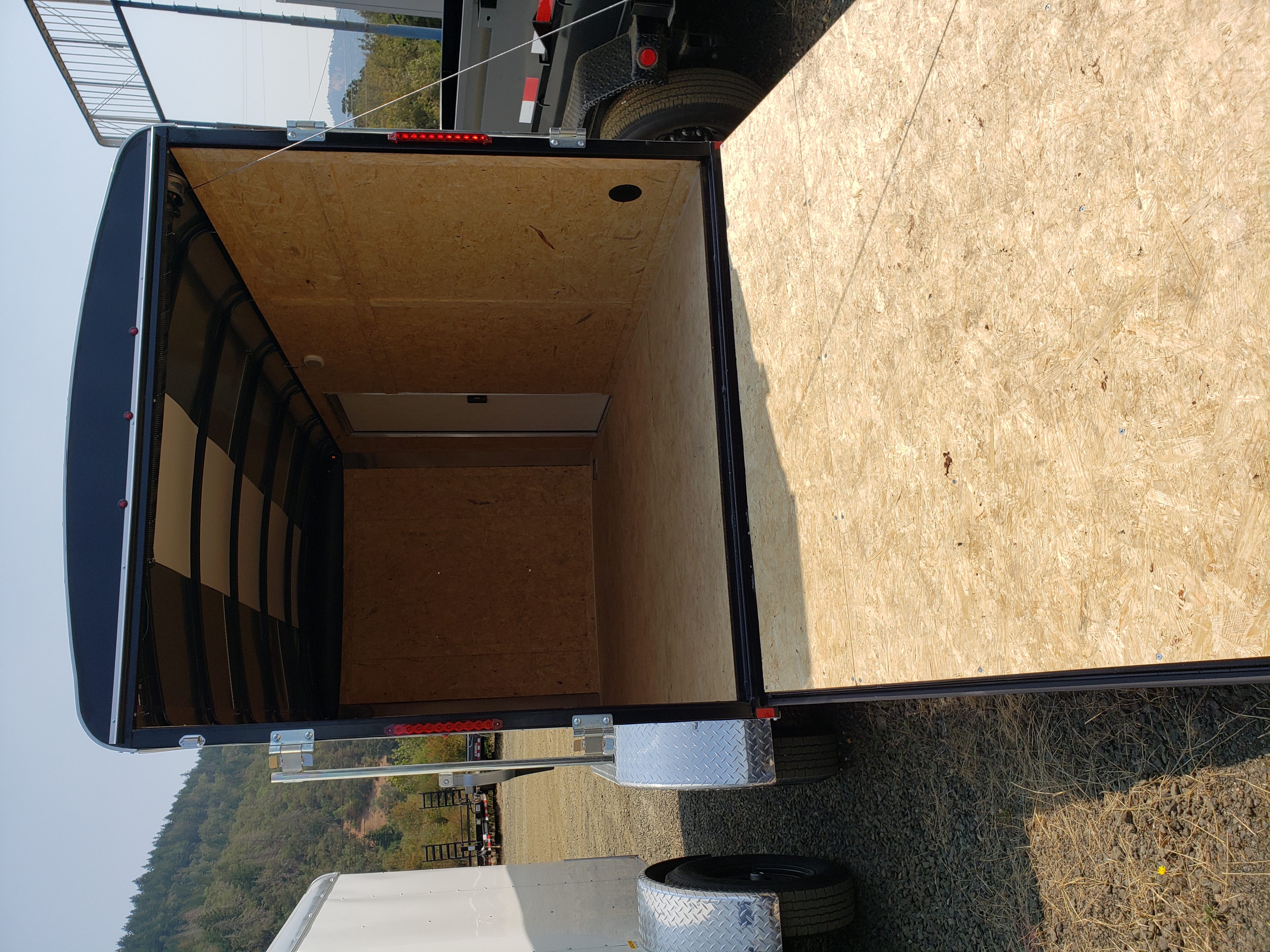 Criterion 6x12 Cargo Trailer - 7K, Radius Nose & and Top, Ramp Door, Side Door - Tradco TradCo Criterion Trailer CT612D3EU