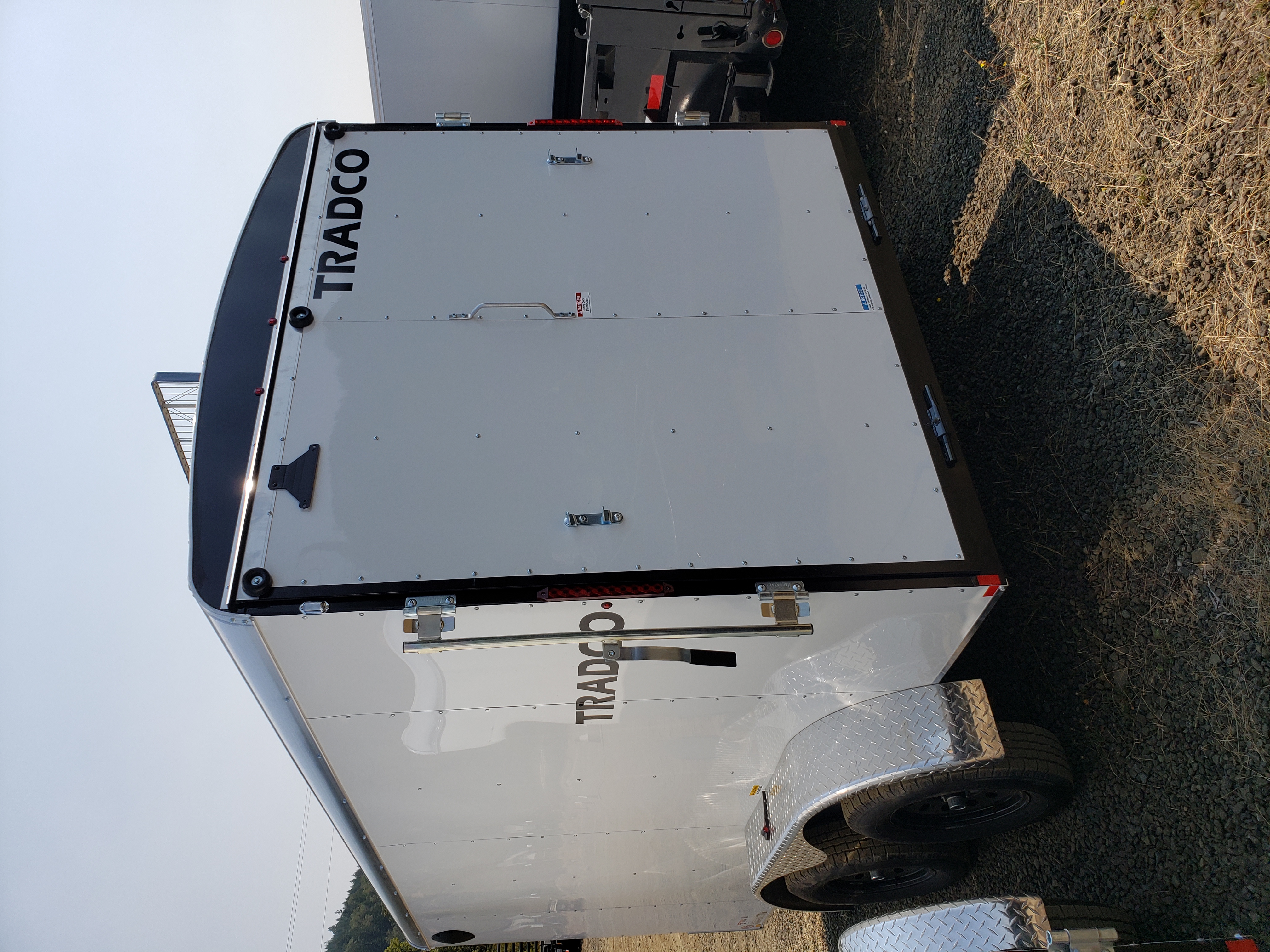 Criterion 6x12 Cargo Trailer - 7K, Radius Nose & and Top, Ramp Door, Side Door - Tradco TradCo Criterion Trailer CT612D3EU