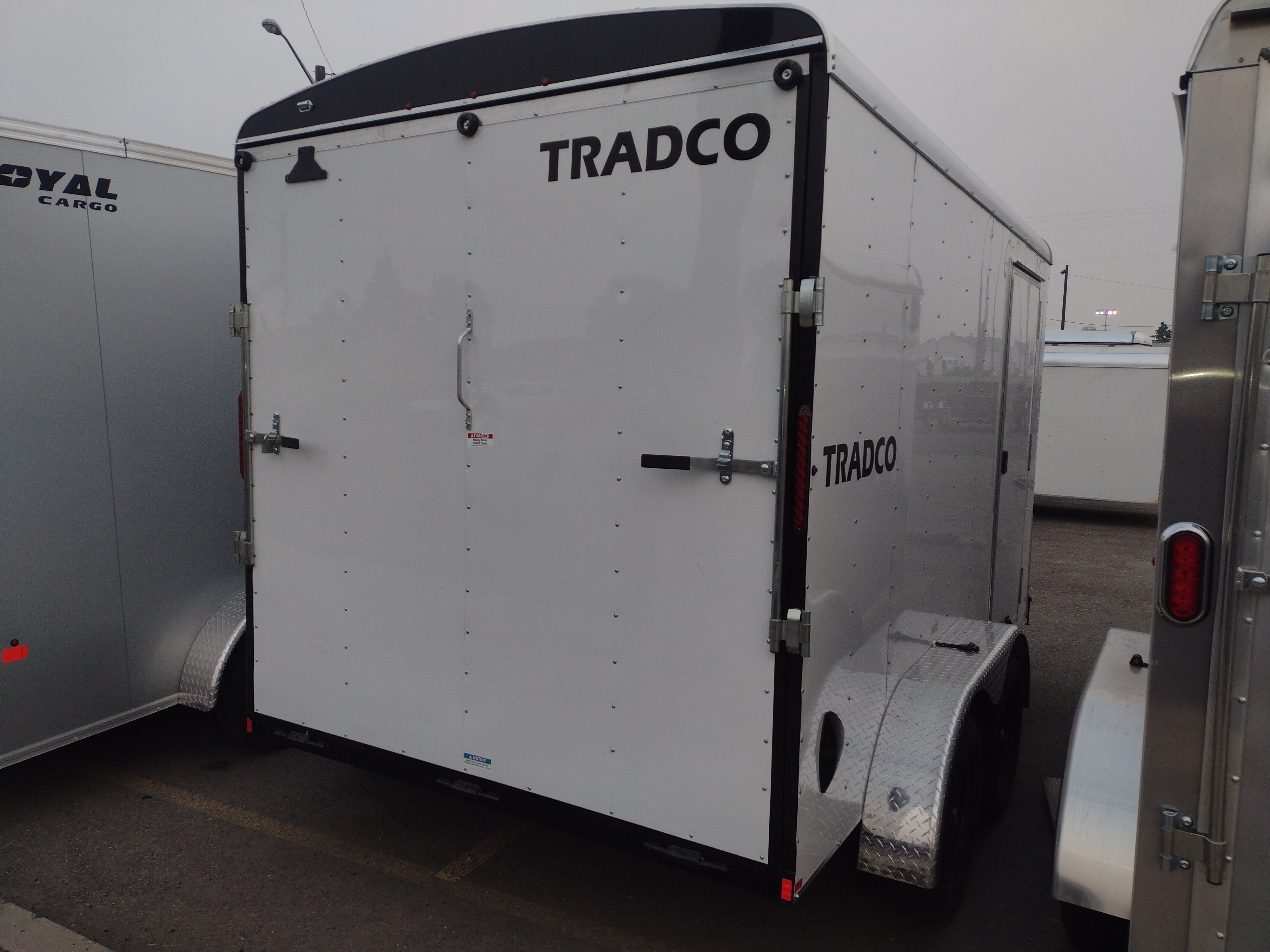 Criterion 6x14 Cargo Trailer - 3.5K, Radius Nose and Top, Ramp Door, Side Door - Tradco TradCo Criterion Trailer CT614S3NU