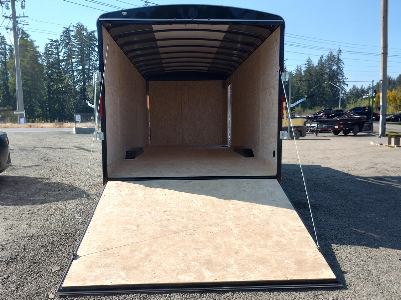 Criterion 8x20 Cargo Trailer - 10K, Radius Nose & Top, Beavertail, Ramp Door, Side Door - Tradco TradCo Criterion Trailer CT820D5EU-84-16-BR-BN