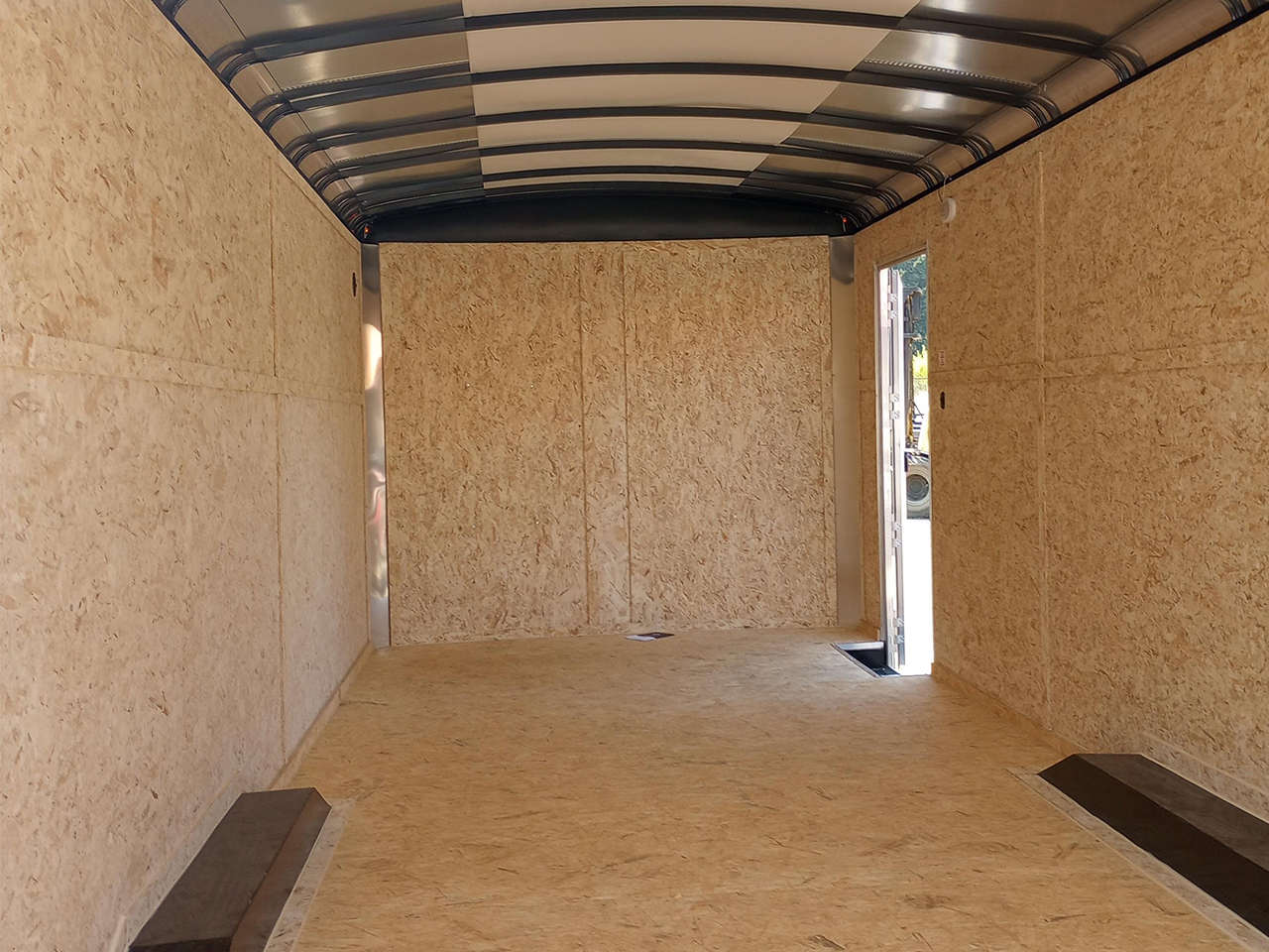 Criterion 8x20 Cargo Trailer - 10K, Radius Nose & Top, Beavertail, Ramp Door, Side Door - Tradco TradCo Criterion Trailer CT820D5EU-84-16-BR-BN