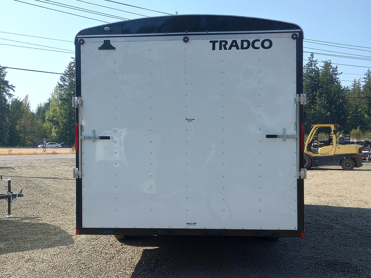 Criterion 8x20 Cargo Trailer - 10K, Radius Nose & Top, Beavertail, Ramp Door, Side Door - Tradco TradCo Criterion Trailer CT820D5EU-84-16-BR-BN