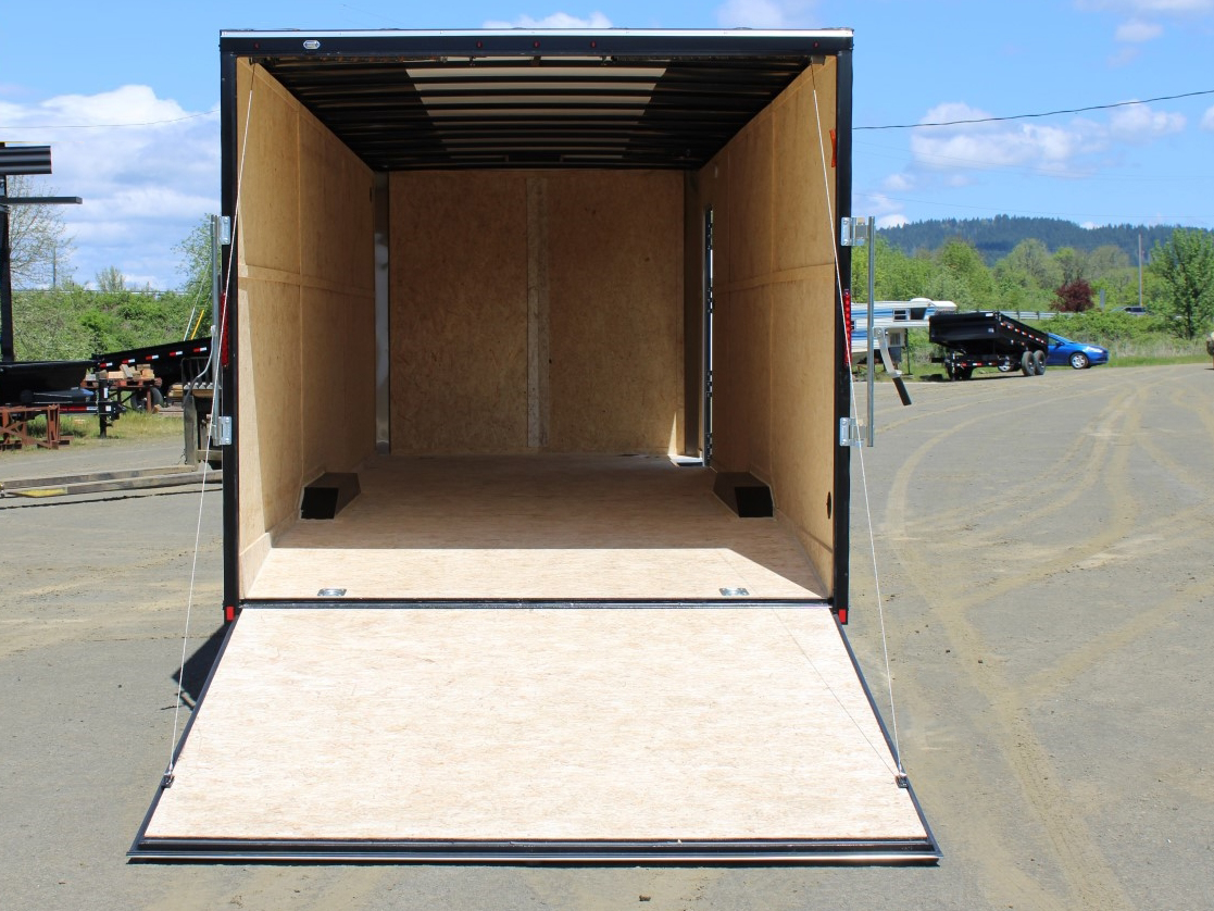 Criterion 8x20 Cargo Trailer - 10K, V-Nose, Flat Top, Beavertail, Ramp Door, Side Door - Tradco TradCo Criterion Trailer CT820D5EU-84-16-BR-VN