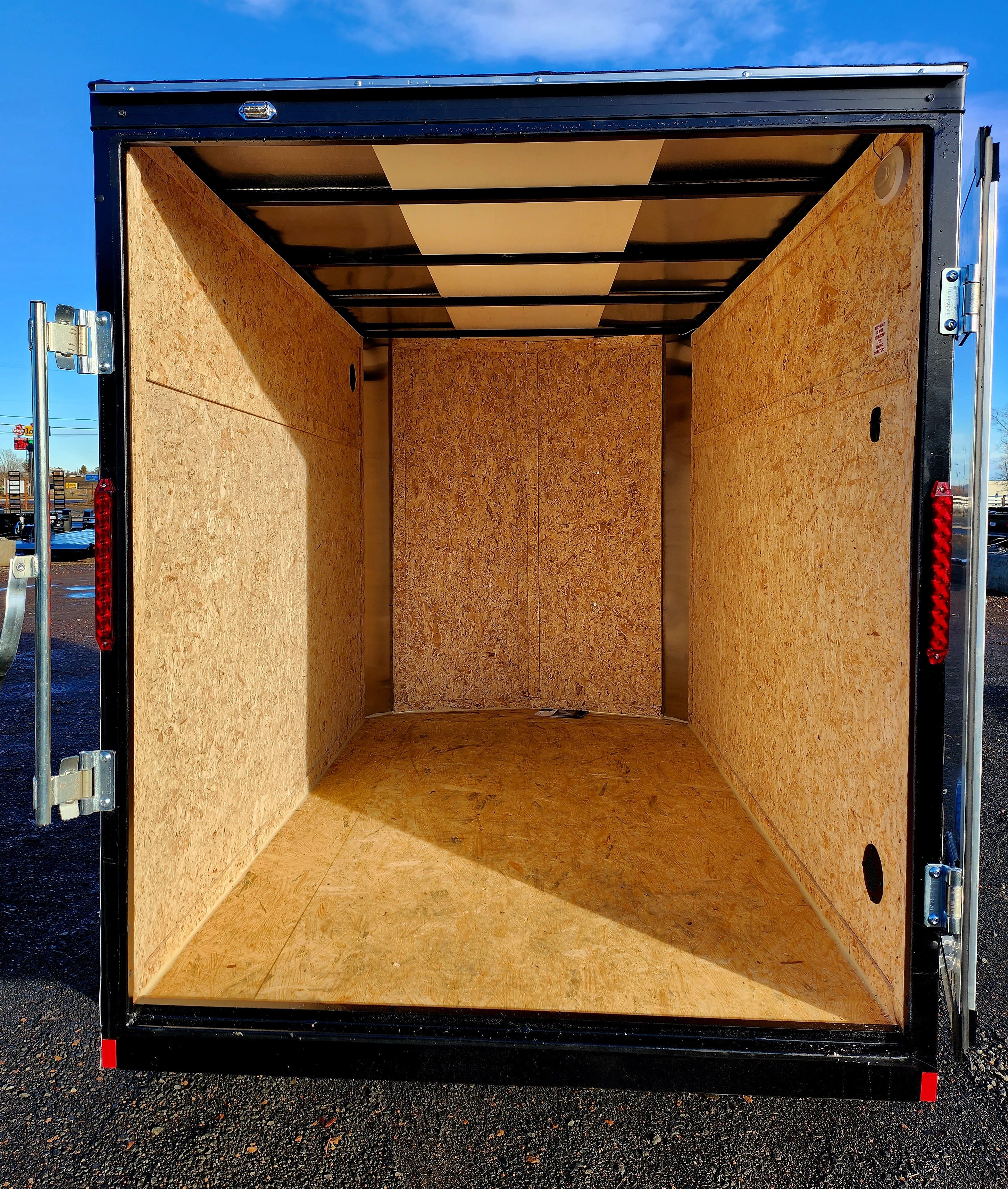 Criterion 5x8 Cargo Trailer - 3.5K, Flat Top, Barn Door - Tradco TradCo Criterion Trailer CT58S3NU