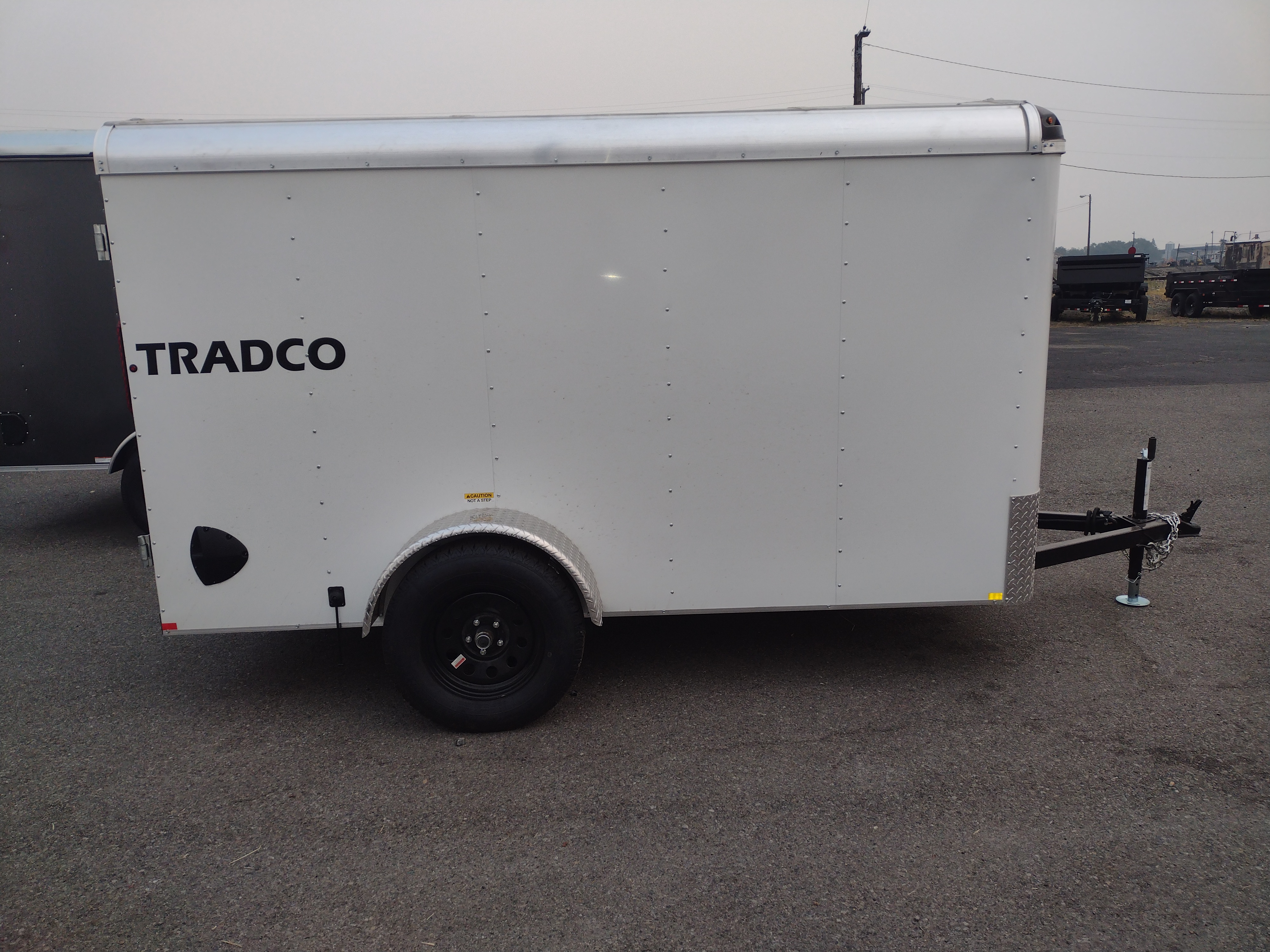 Criterion 5x10 Cargo Trailer - 3.5K, Radius Nose and Top, Barn Door, 66" - Tradco TradCo Criterion Trailer CT510S3NU-66