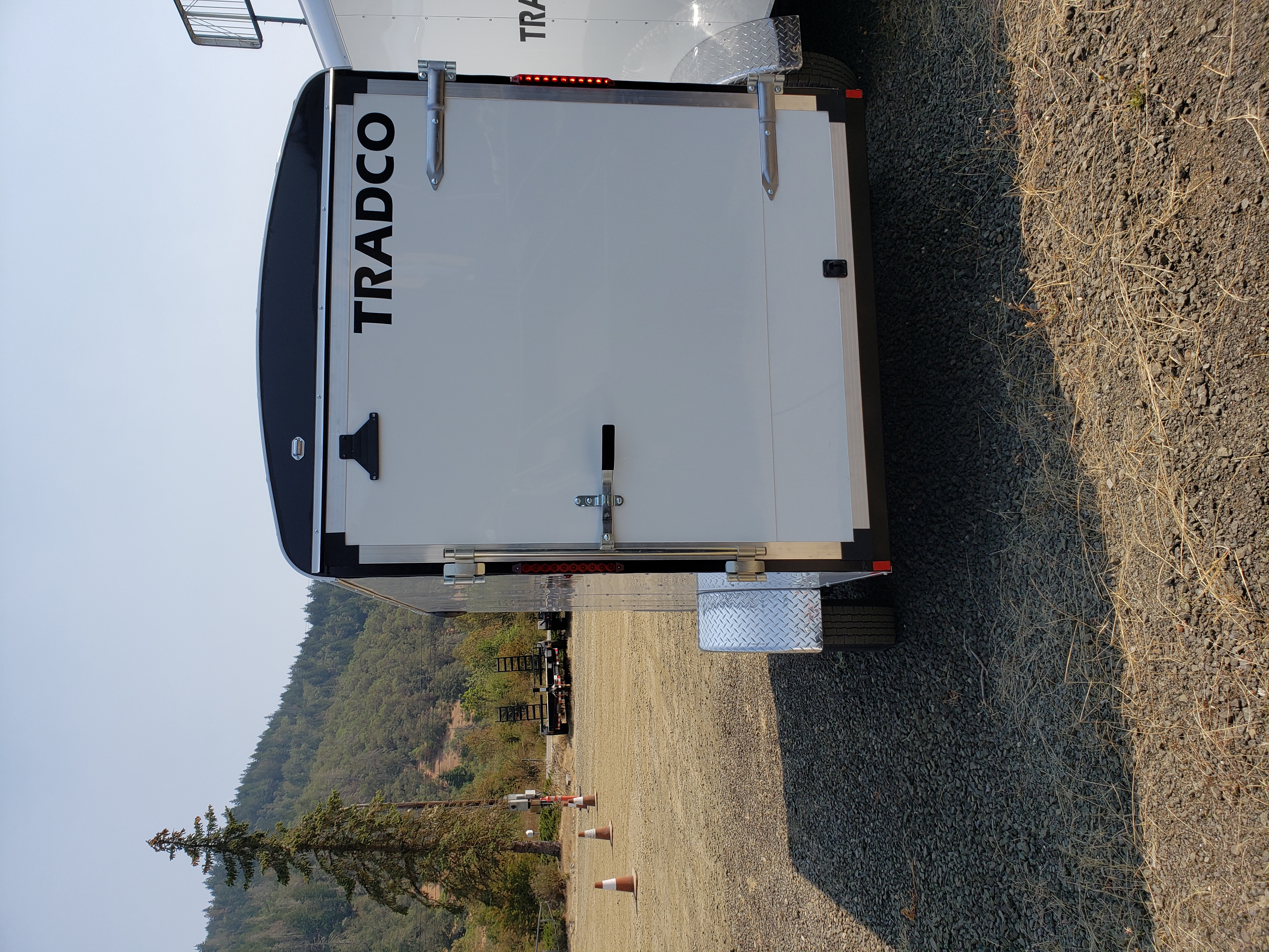 Criterion 5x10 Cargo Trailer - 3.5K, Radius Nose and Top, Barn Door, 66" - Tradco TradCo Criterion Trailer CT510S3NU-66