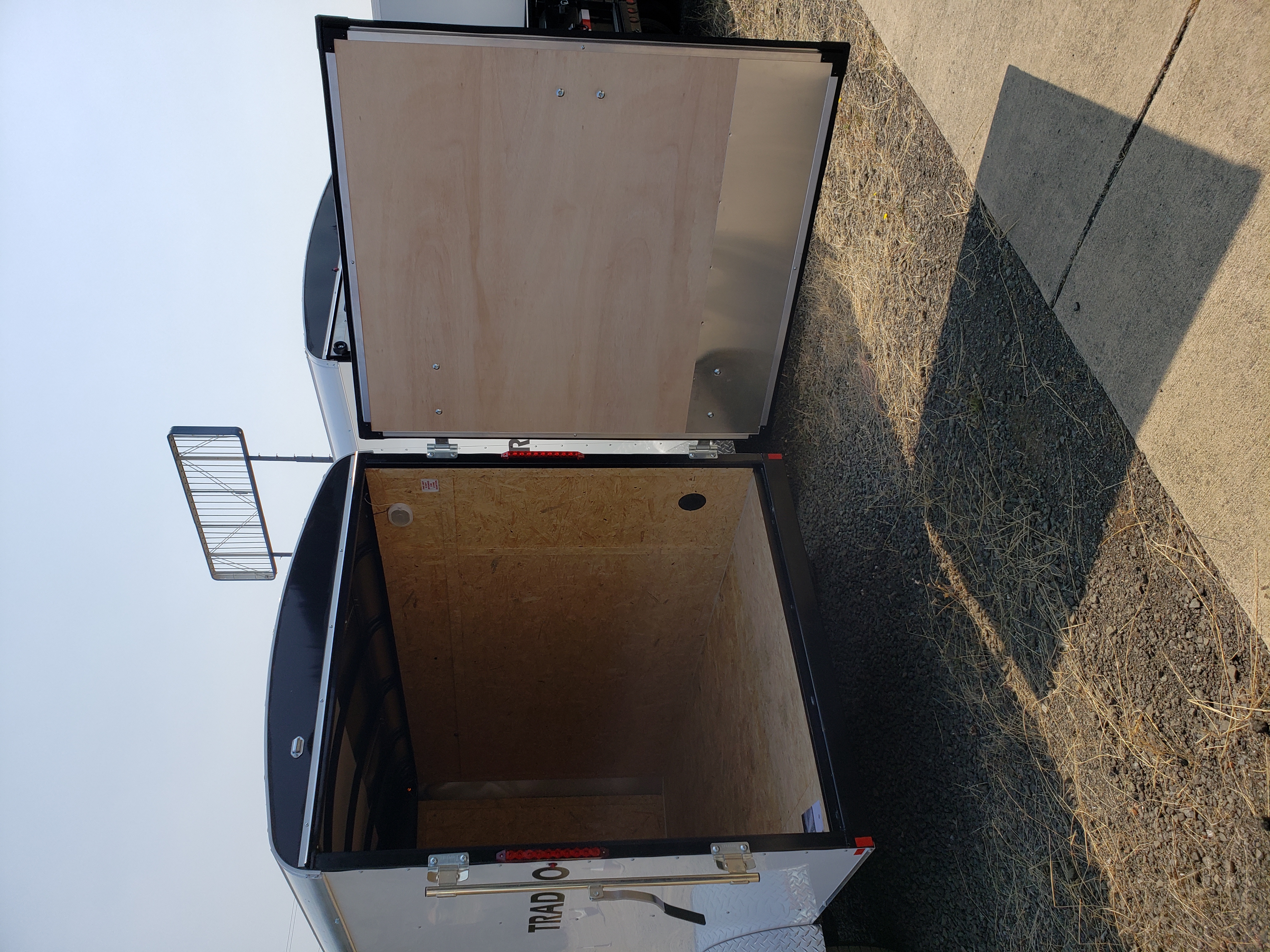 Criterion 5x10 Cargo Trailer - 3.5K, Radius Nose and Top, Barn Door, 66" - Tradco TradCo Criterion Trailer CT510S3NU-66