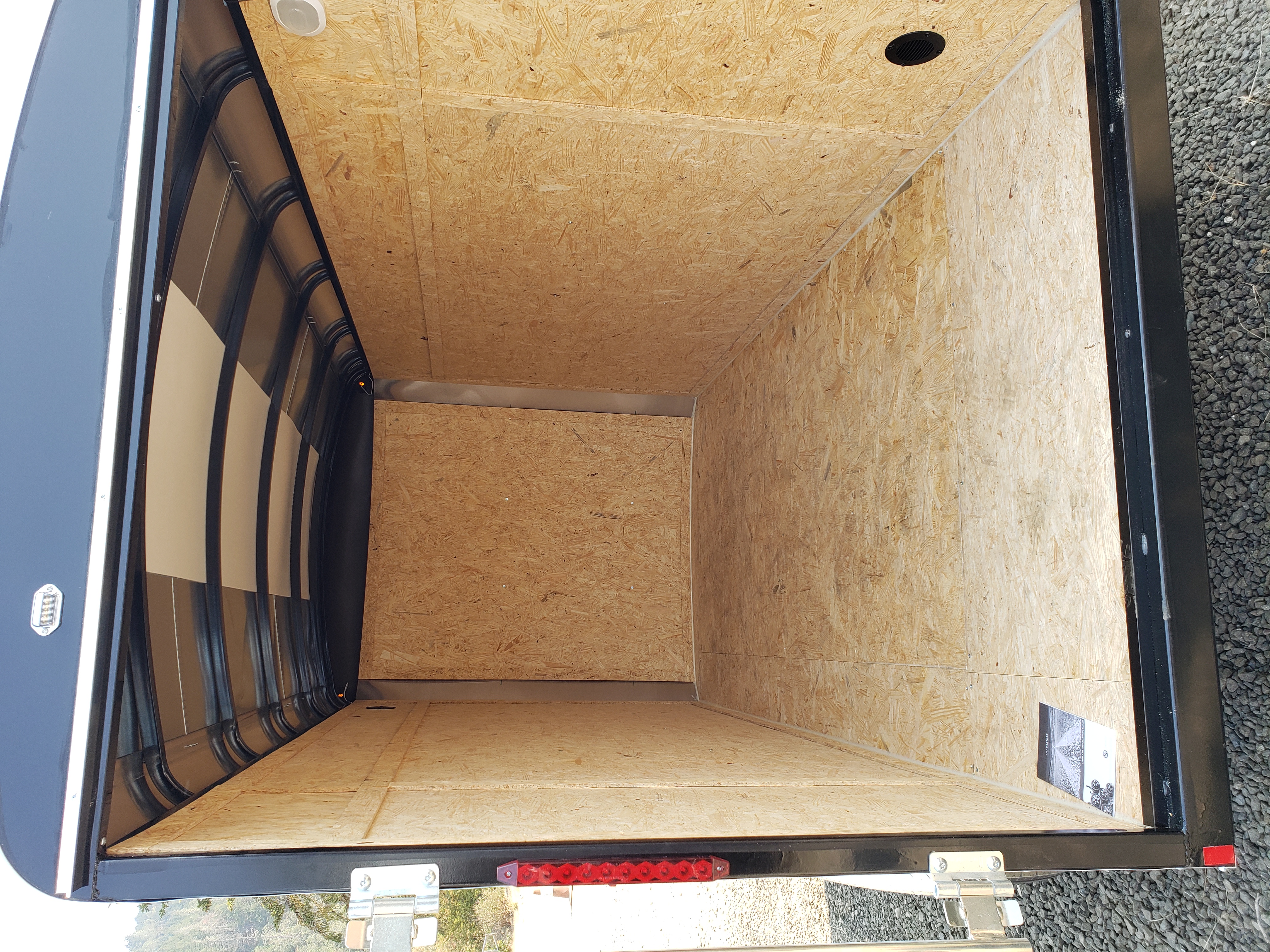 Criterion 5x10 Cargo Trailer - 3.5K, Radius Nose and Top, Barn Door, 66" - Tradco TradCo Criterion Trailer CT510S3NU-66