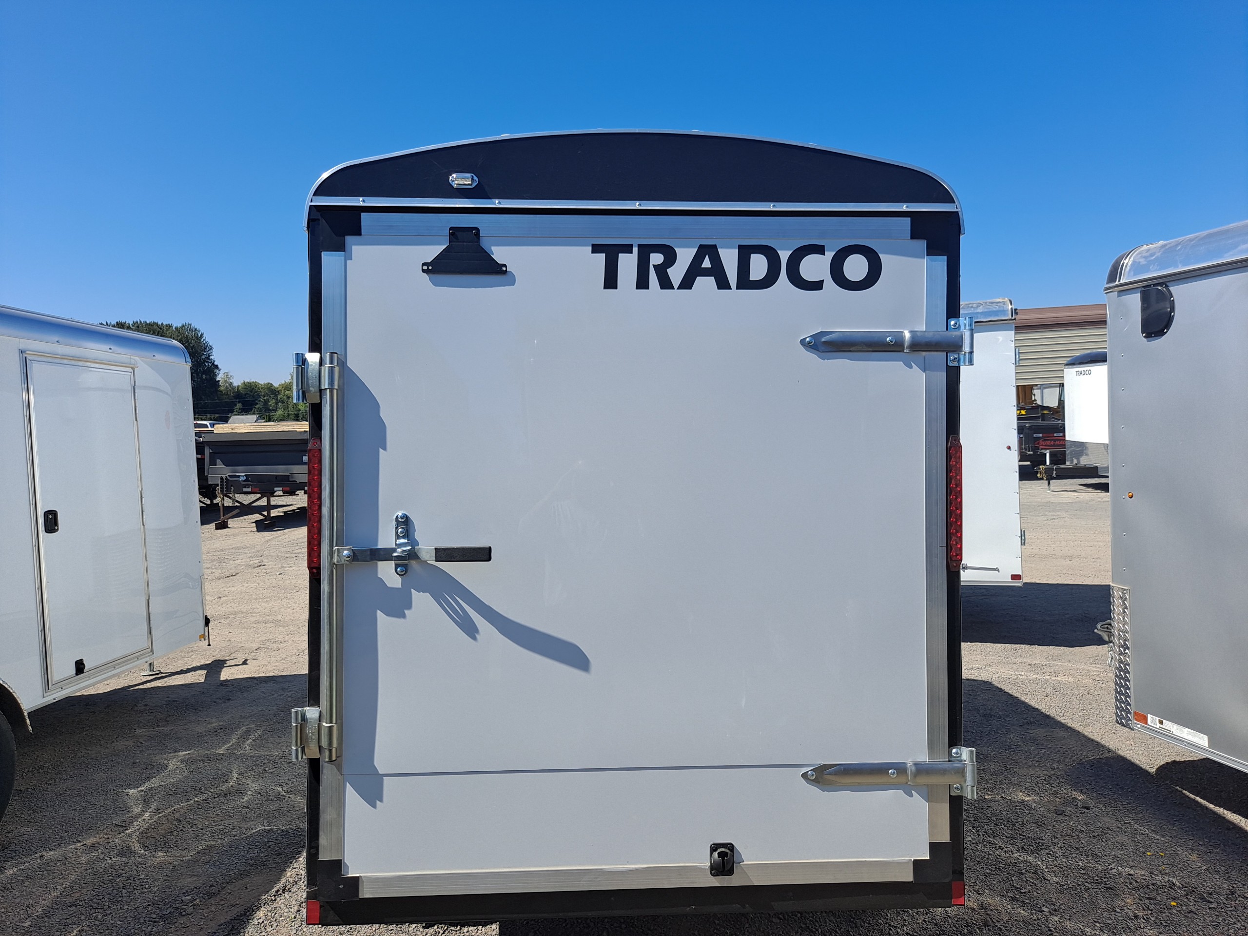 Criterion 6x12 Cargo Trailer - 3.5K, Radius Nose and Top, Ramp Door, Side Door - Tradco TradCo Criterion Trailer CT612S3NU