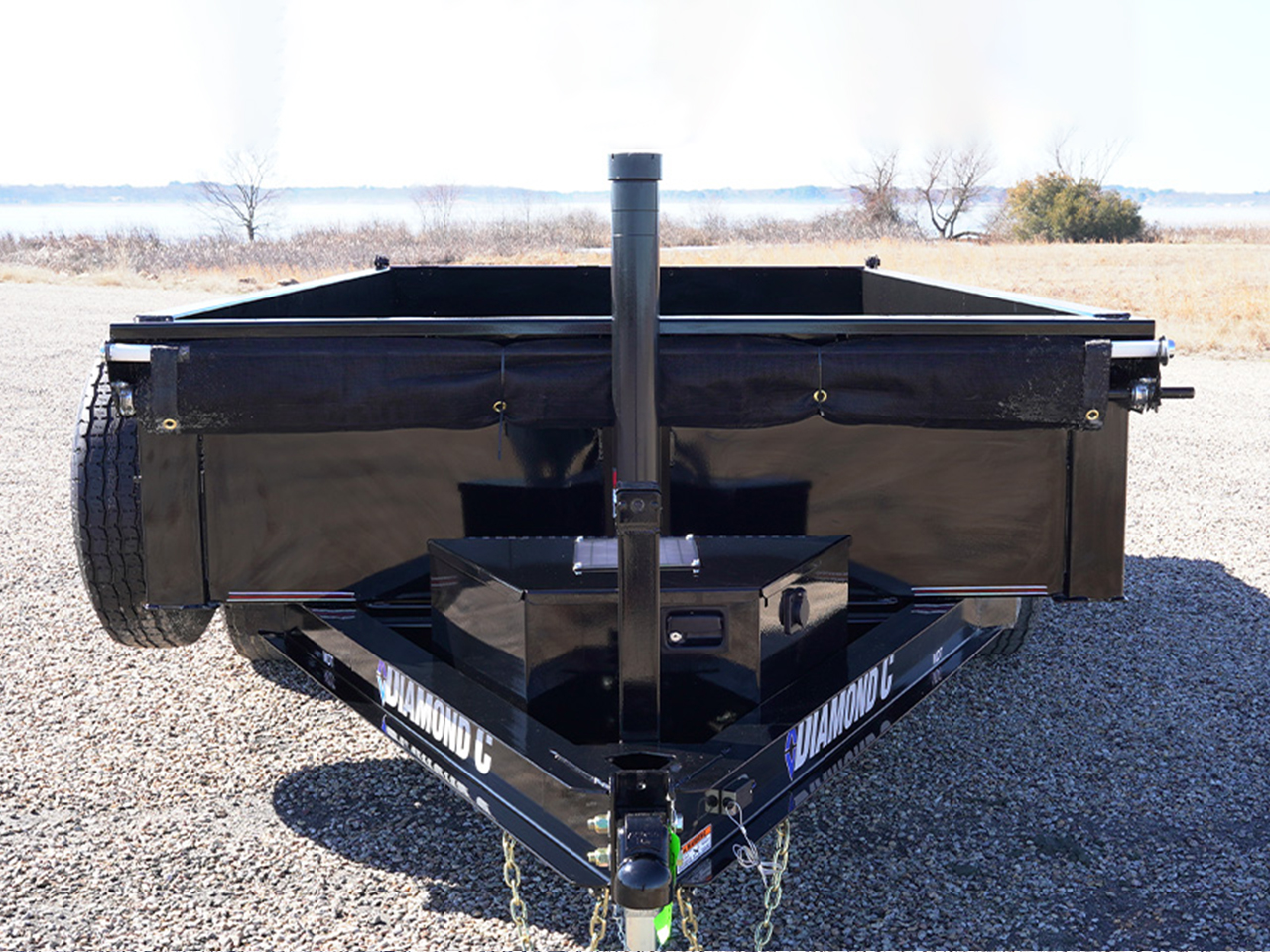 Diamond C 5 x 10 10K Dump Trailer w/24" Sides MDT Diamond C Trailer MDT206-L10X60-S24
