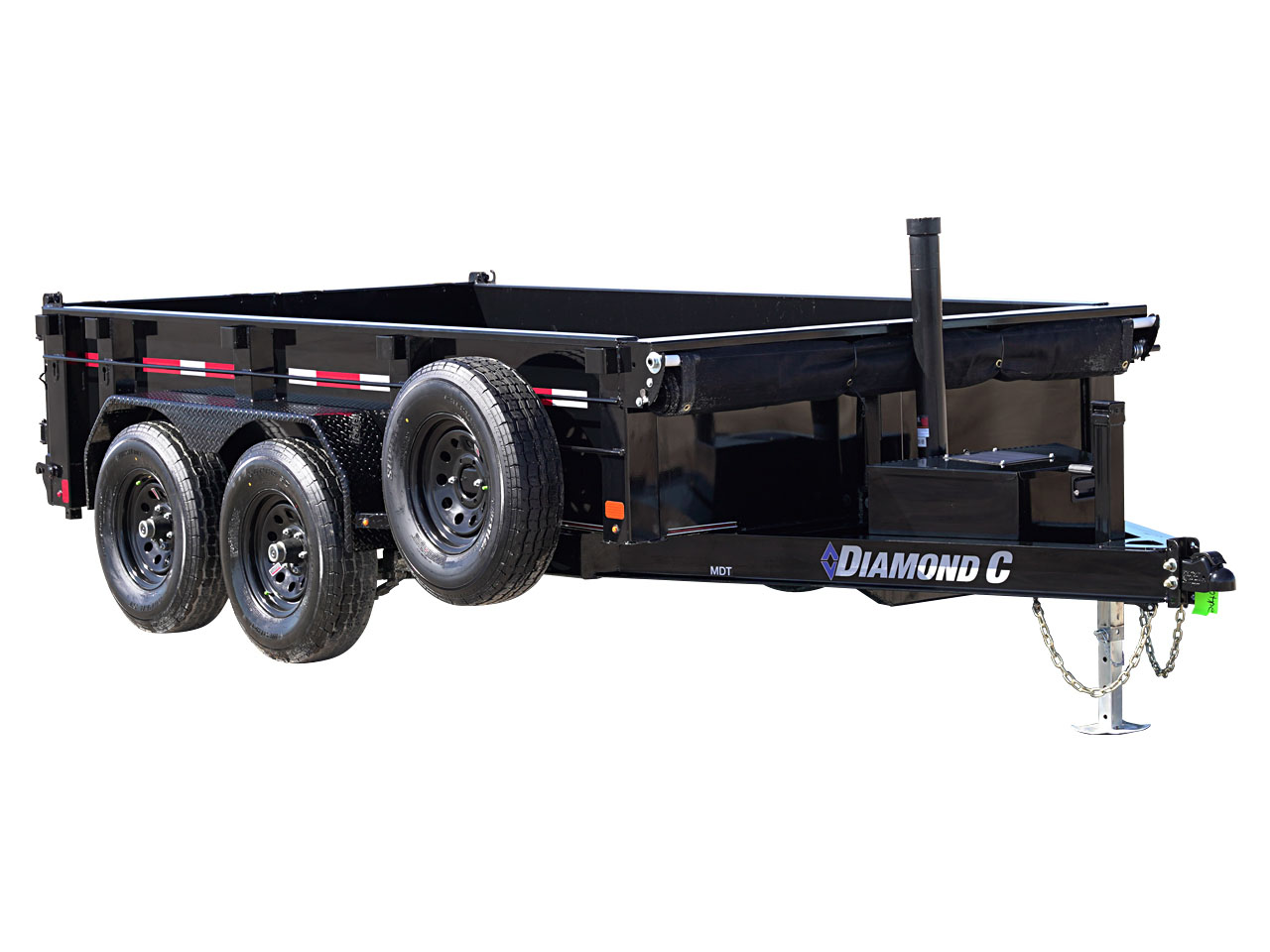 Diamond C 6 x 12 10K Pacesetter Dump Trailer w/44" Sides MDT Diamond C Trailer MDT206-L12X77-PACS44
