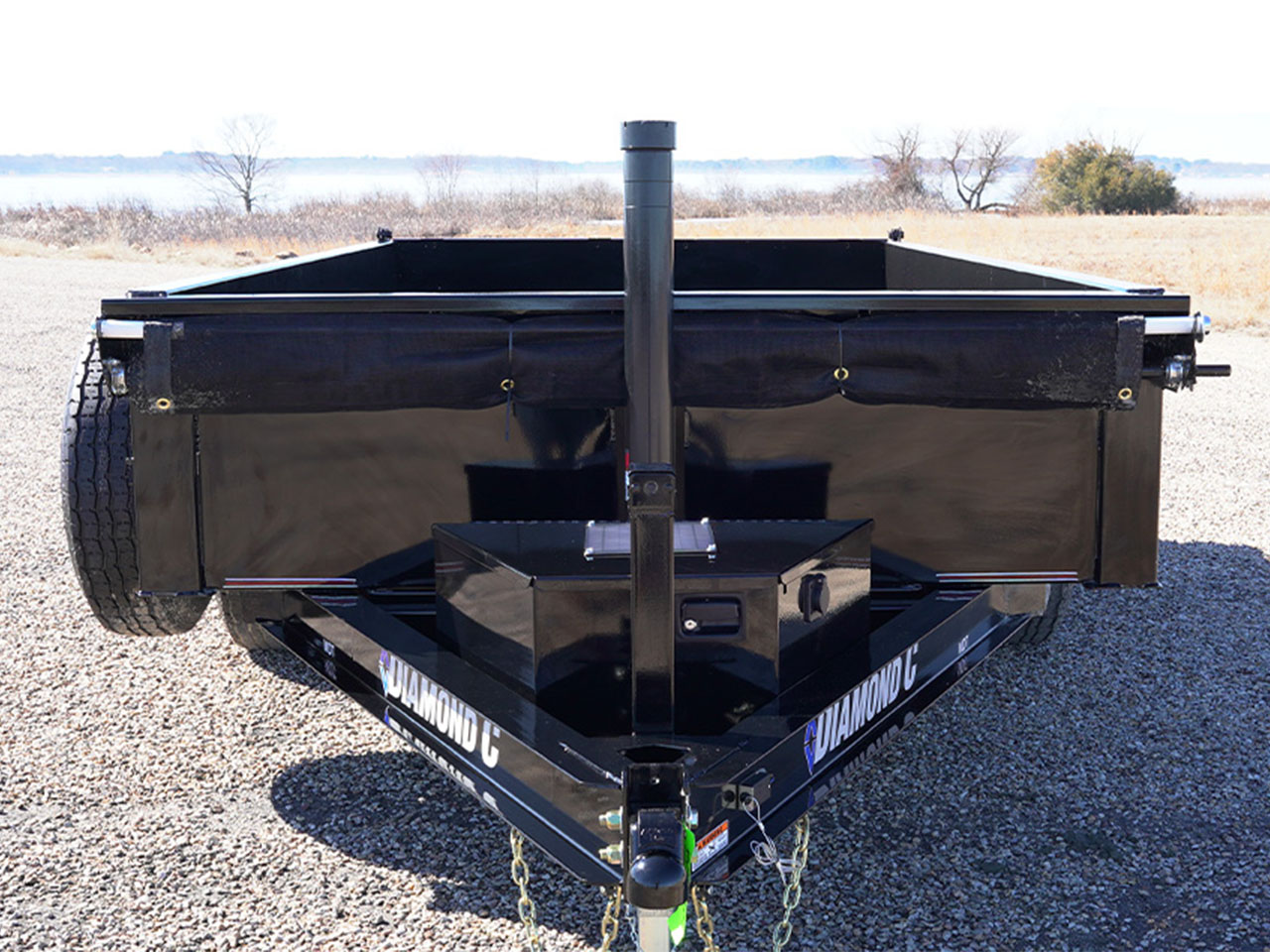 Diamond C 6 x 12 10K Pacesetter Dump Trailer MDT Diamond C Trailer MDT206-L12X77-PAC