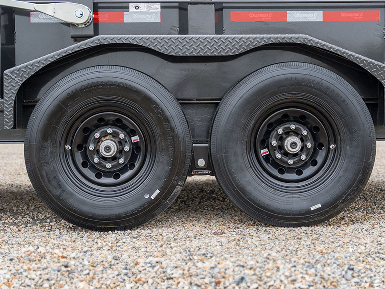 Diamond C 7 x 14 18K Pacesetter Dump Trailer w/78" Ramp & 44" Sides LPT Diamond C Trailer LPT208-L14X81-PACR78S44