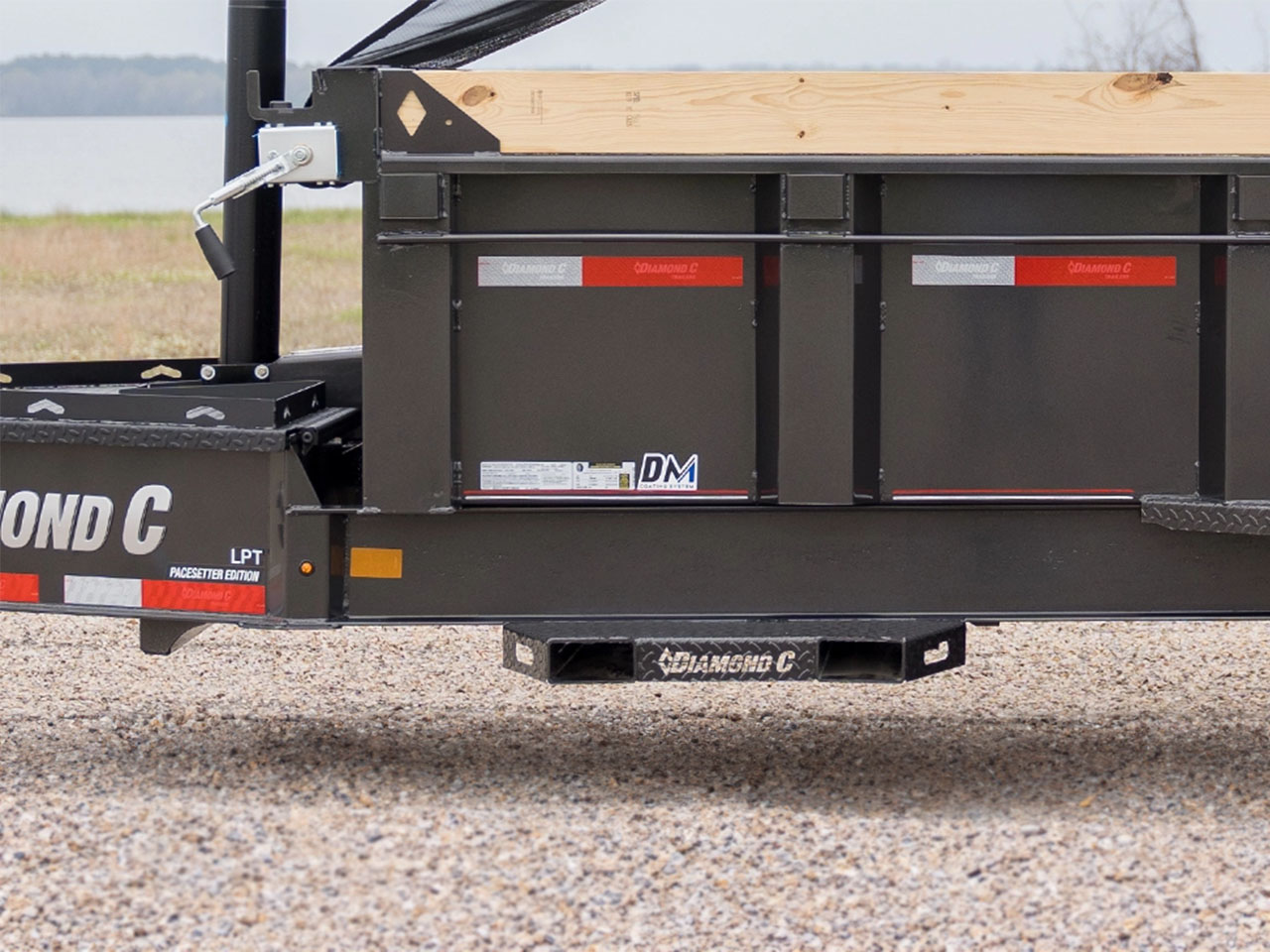 Diamond C 7 x 16 14K Pacesetter Dump Trailer LPT Diamond C Trailer LPT207-L16X82-PAC