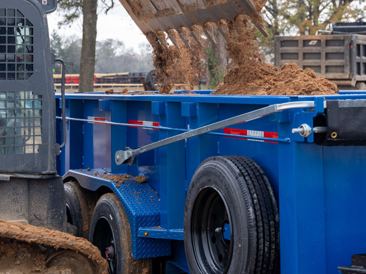 Diamond C 7 x 16 14K Dump Trailer LPT Diamond C Trailer LPT207-L16X82