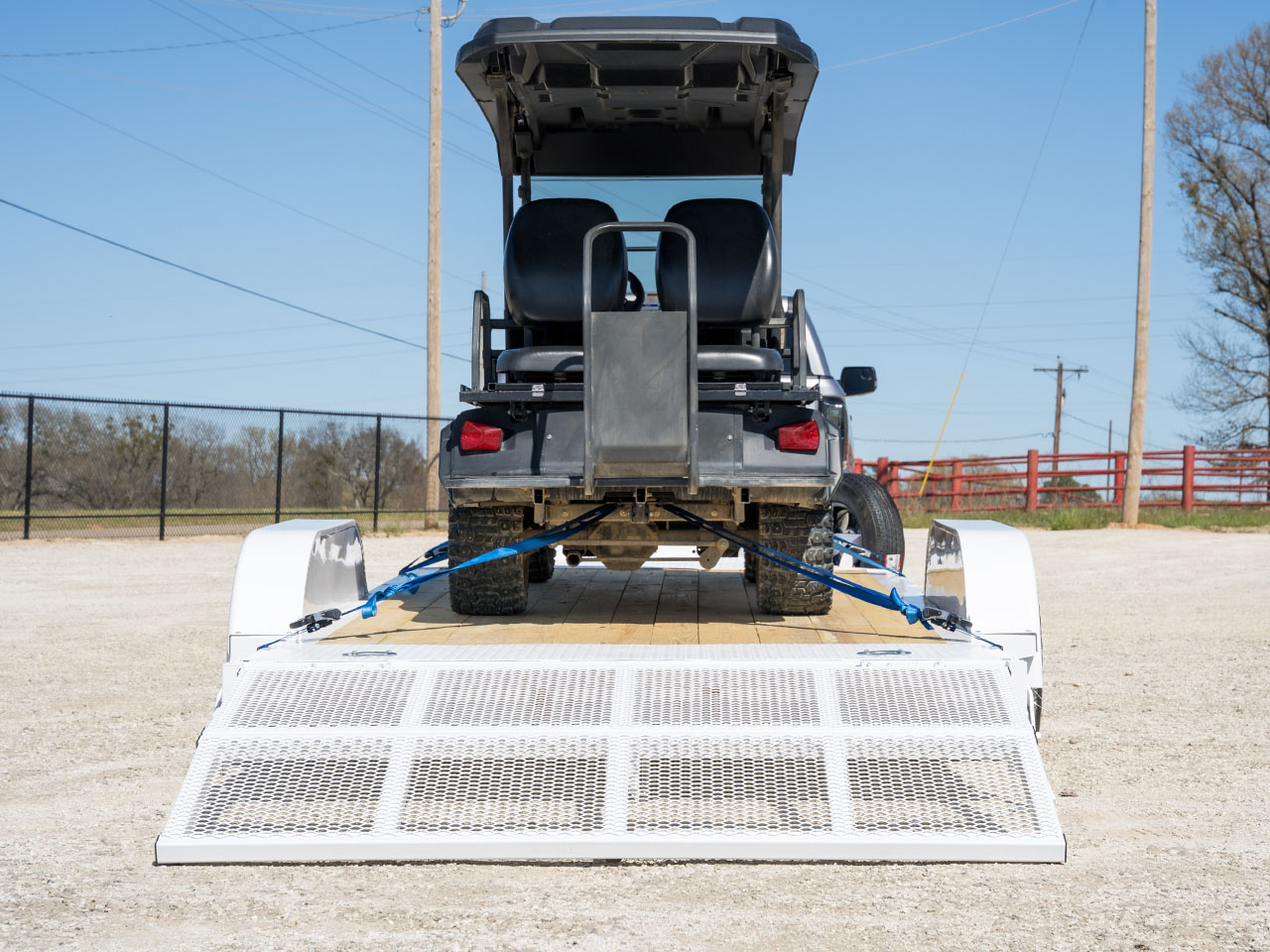 Diamond C 7 x 14 10K Car Hauler with 48" Bi-Fold Ramp GTF Diamond C Trailer GTF206-L14X83-B48