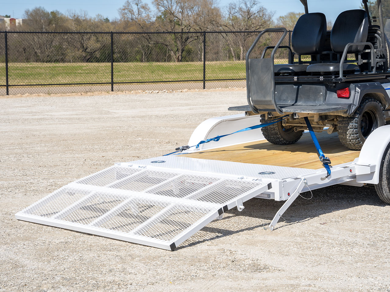Diamond C 7 x 14 12K Car Hauler with 48" Bi-Fold Ramp GTF Diamond C Trailer GTF206-L14X83-B48