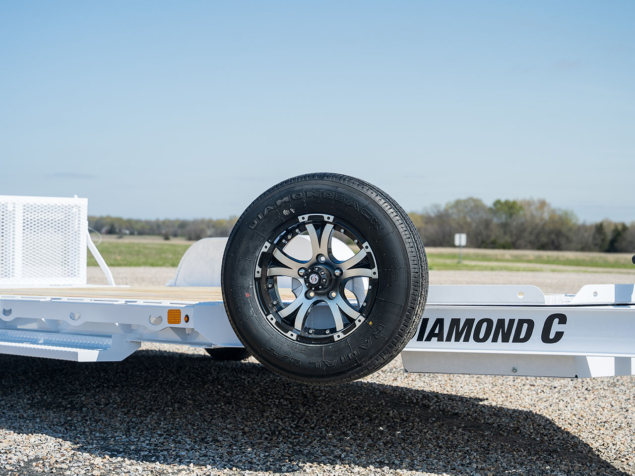 Diamond C 7 x 14 12K Car Hauler with 48" Bi-Fold Ramp GTF Diamond C Trailer GTF206-L14X83-B48