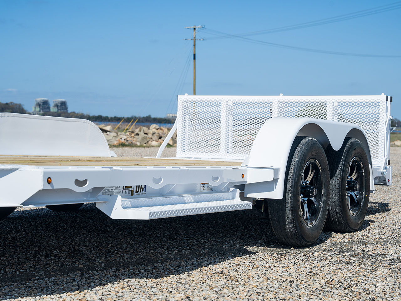 Diamond C 7 x 14 12K Car Hauler with 48" Bi-Fold Ramp GTF Diamond C Trailer GTF206-L14X83-B48