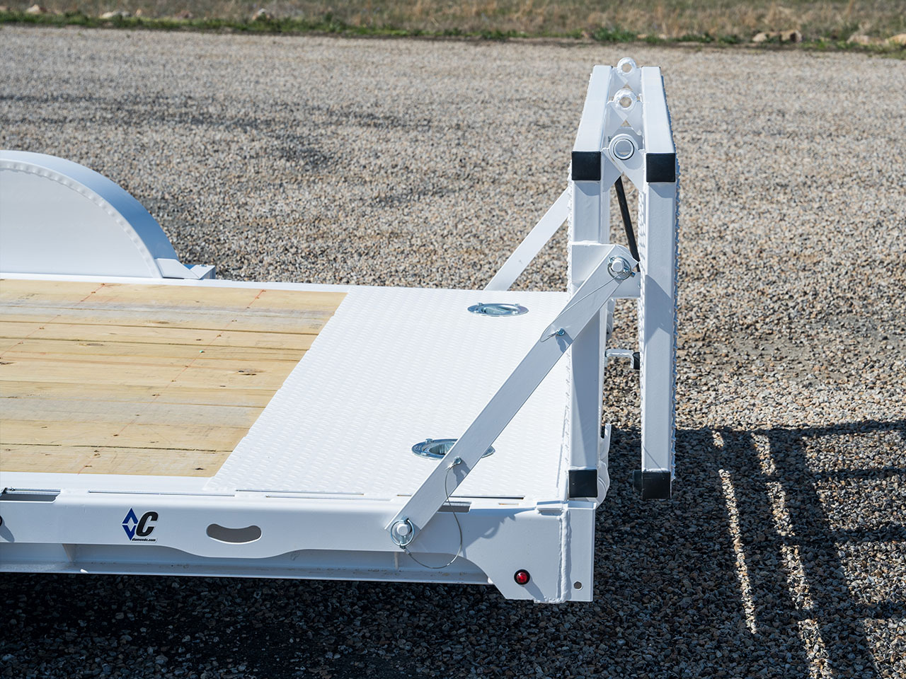 Diamond C 7 x 14 12K Car Hauler with 48" Bi-Fold Ramp GTF Diamond C Trailer GTF206-L14X83-B48