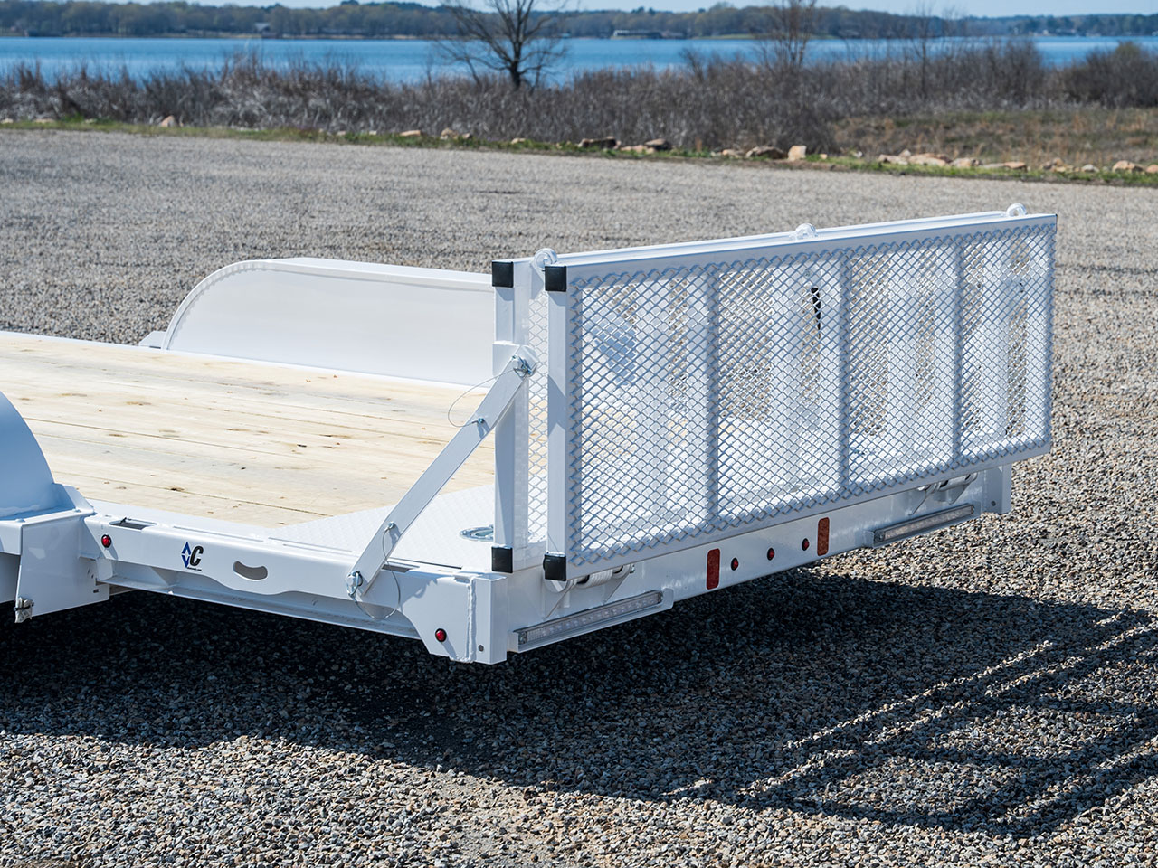 Diamond C 7 x 14 12K Car Hauler with 48" Bi-Fold Ramp GTF Diamond C Trailer GTF206-L14X83-B48