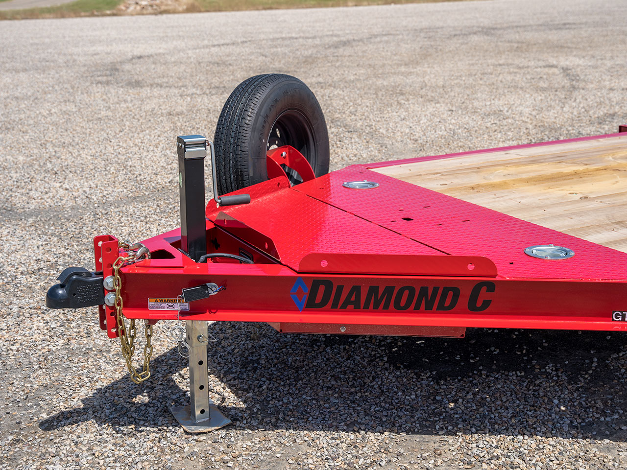 Diamond C 7 x 20 7K Car Hauler with 60" Slide in Ramps GTF Diamond C Trailer GTF206-L20X83-R60