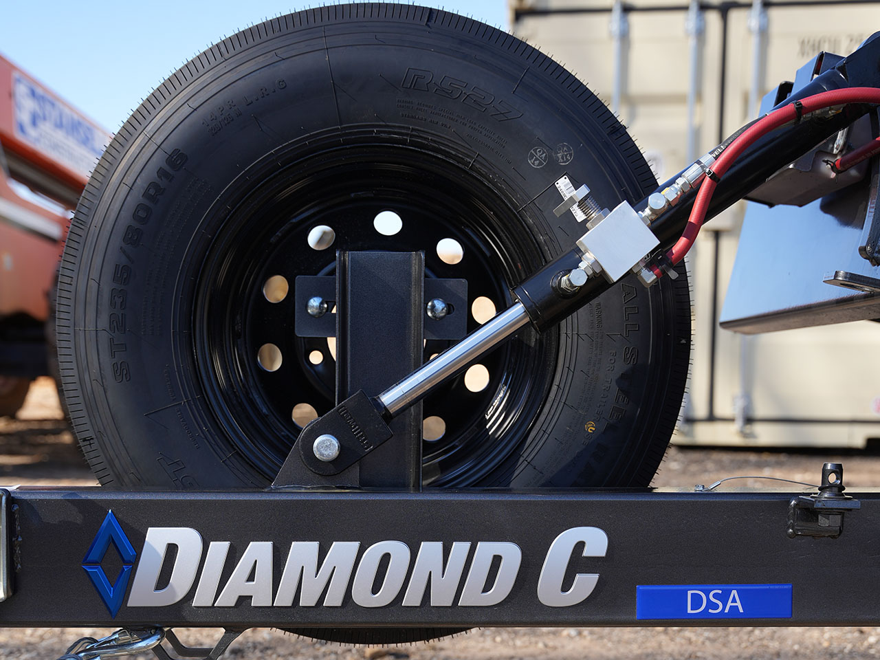 Diamond C 6 x 12 7K Equipment Trailer DSA Diamond C Trailer DSA107-L12X77