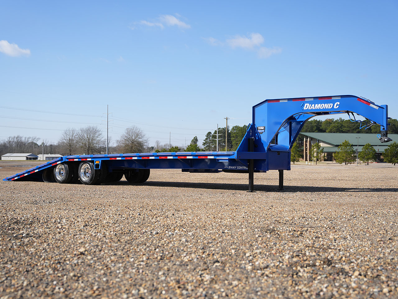 Diamond C 8.5 x 30 20K Gooseneck Equipment Trailer w/XDR Ramps Diamond C Trailer FMAX210-L30X102-XDR