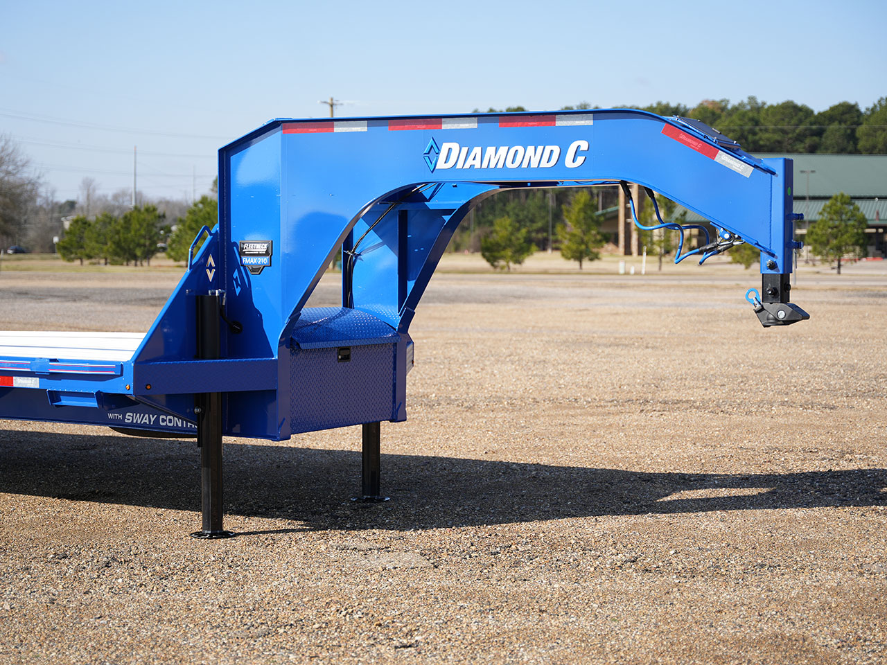 Diamond C 8.5 x 30 20K Gooseneck Equipment Trailer w/XDR Ramps Diamond C Trailer FMAX210-L30X102-XDR