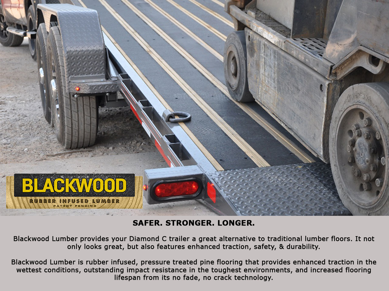 Diamond C 8.5 x 32 24K GN Equip Trailer w/Blackwood Hydraulic Dovetail Diamond C Trailer FMAX212-L32X102-DBWJDH
