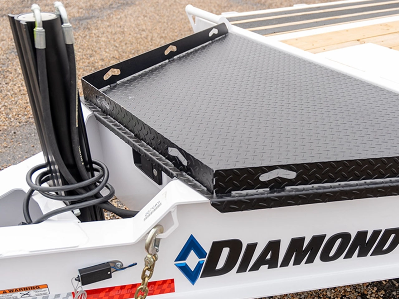 Diamond C 8.5 x 22 14K Equipment Tilt Trailer w/Winch Mount DET Diamond C Trailer DET207-L22X102-JSHSCW