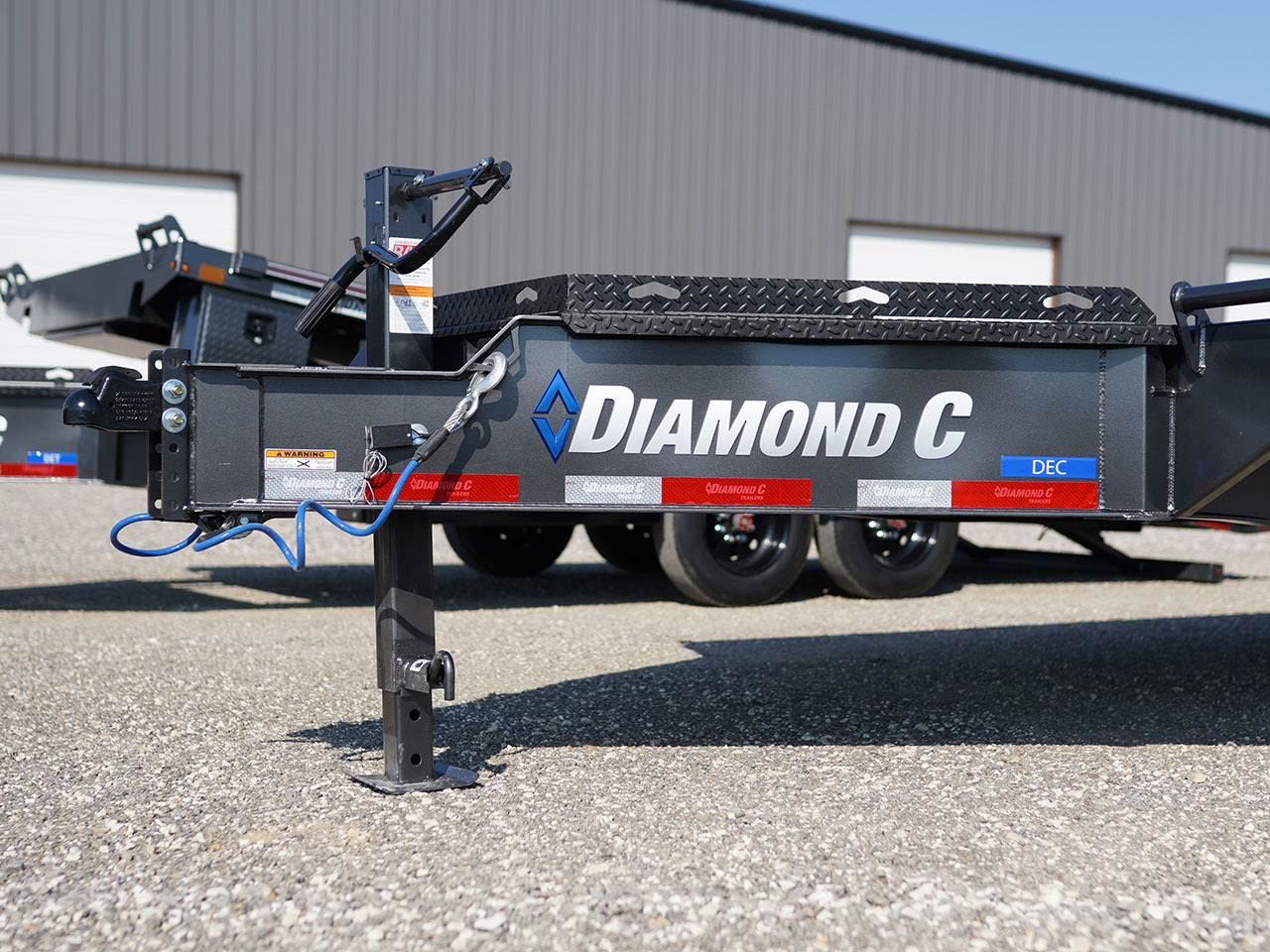 Diamond C 8.5 x 22 14K Equipment Tilt Trailer w/Winch Mount DET Diamond C Trailer DET207-L22X102-JSHSCW