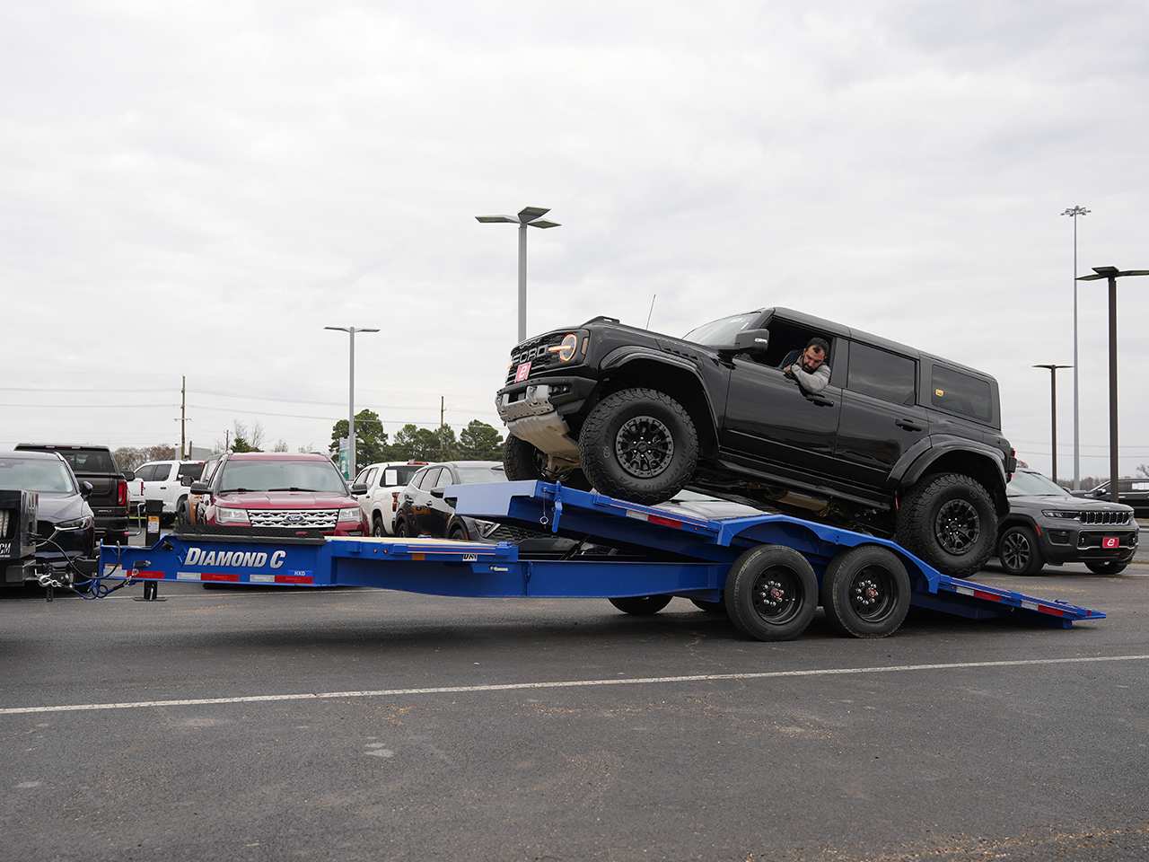 Diamond C 8.5 x 22 18K Hydraulic Tilt Trailer w/Pro Tilt Upgrade Diamond C Trailer HXD208-L22X102-SC