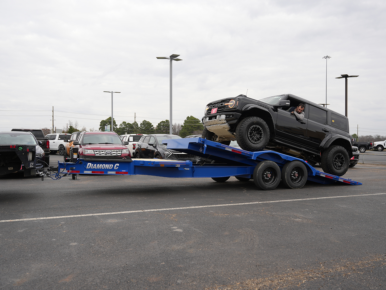 Diamond C 8.5 x 24 20K Hydraulic Dampened Tilt Trailer Diamond C Trailer HXD210-L24X102