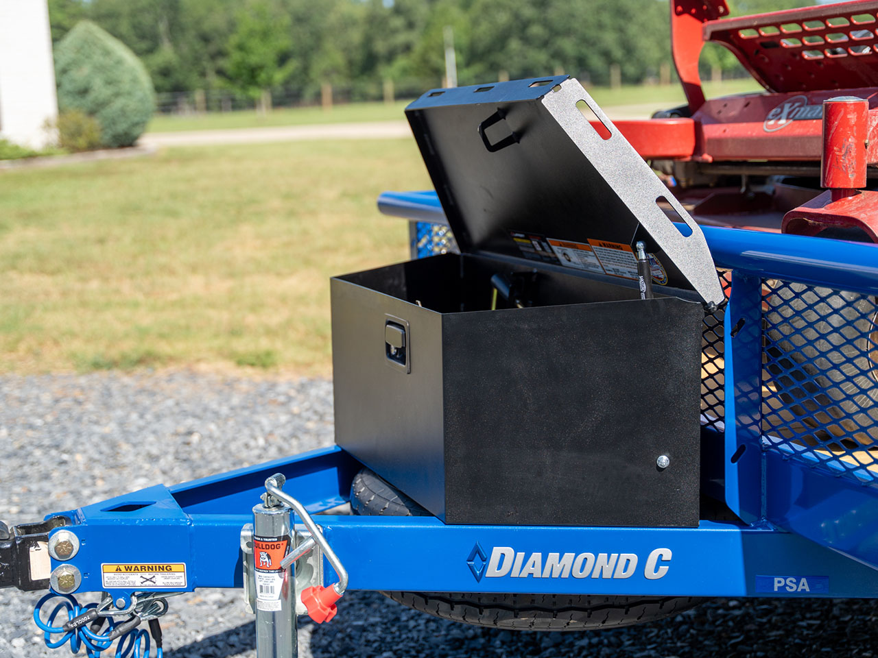 Diamond C 6 x 10 3.5K Utility Trailer w/Expanded Metal Sides PSA Diamond C Trailer PSA135-L10X77-EMS