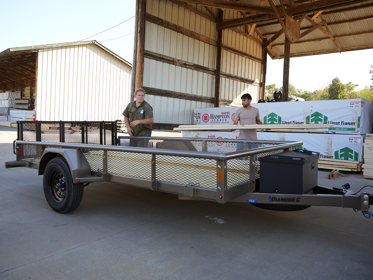 Diamond C 6 x 12 3.5K Utility Trailer PSA Diamond C Trailer PSA135-L12X77