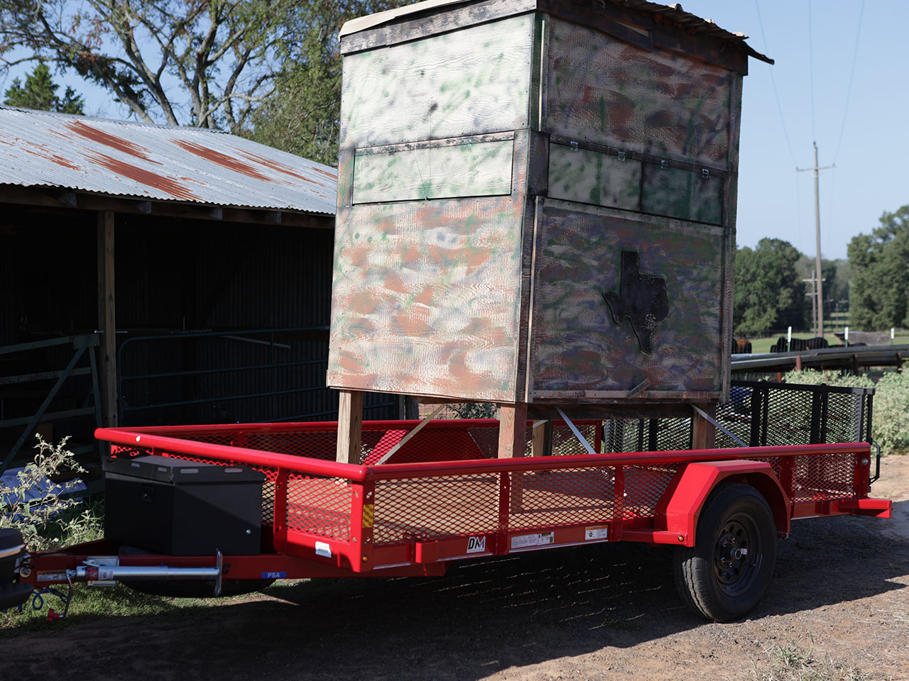 Diamond C 7 x 12 6K Utility Trailer w/Expanded Metal Sides PSA Diamond C Trailer PSA106-L12X83-EMS