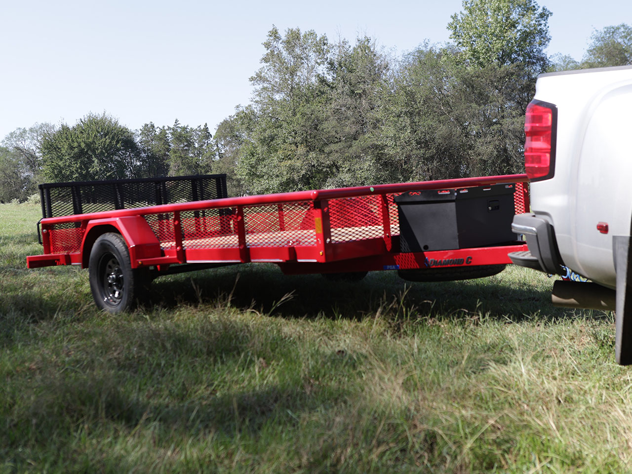 Diamond C 7 x 12 6K Utility Trailer w/Expanded Metal Sides PSA Diamond C Trailer PSA106-L12X83-EMS