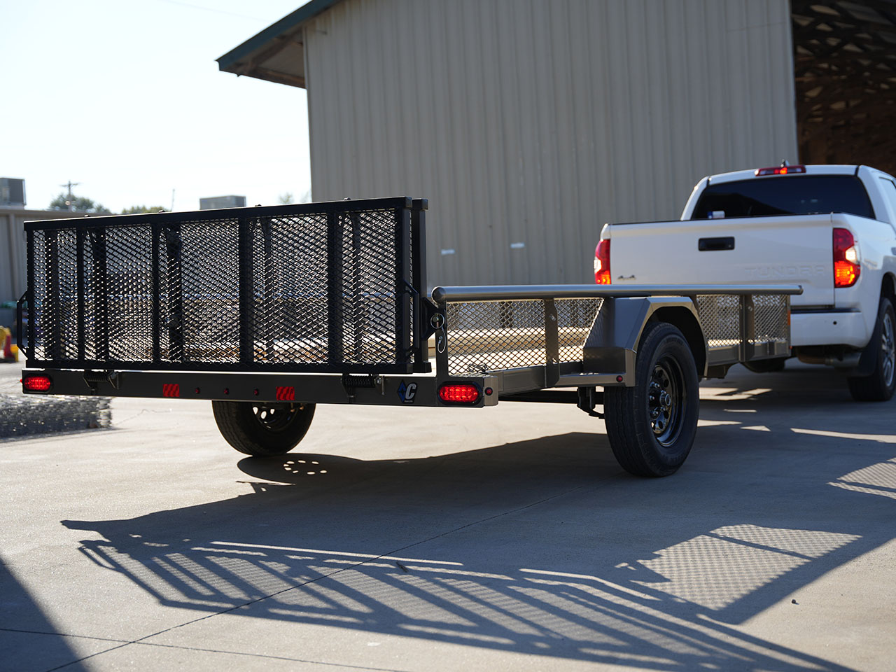 Diamond C 7 x 12 6K Utility Trailer w/Expanded Metal Sides PSA Diamond C Trailer PSA106-L12X83-EMS