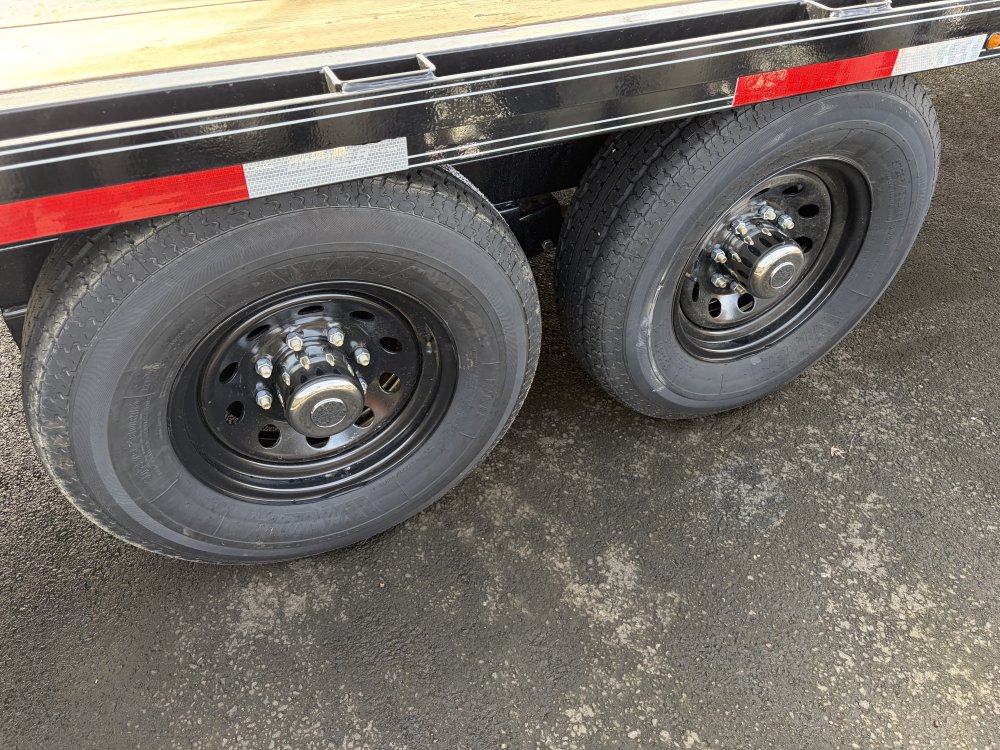 Double A 8.5x20 15.4K Deckover Trailer Double A Trailer HB148-20