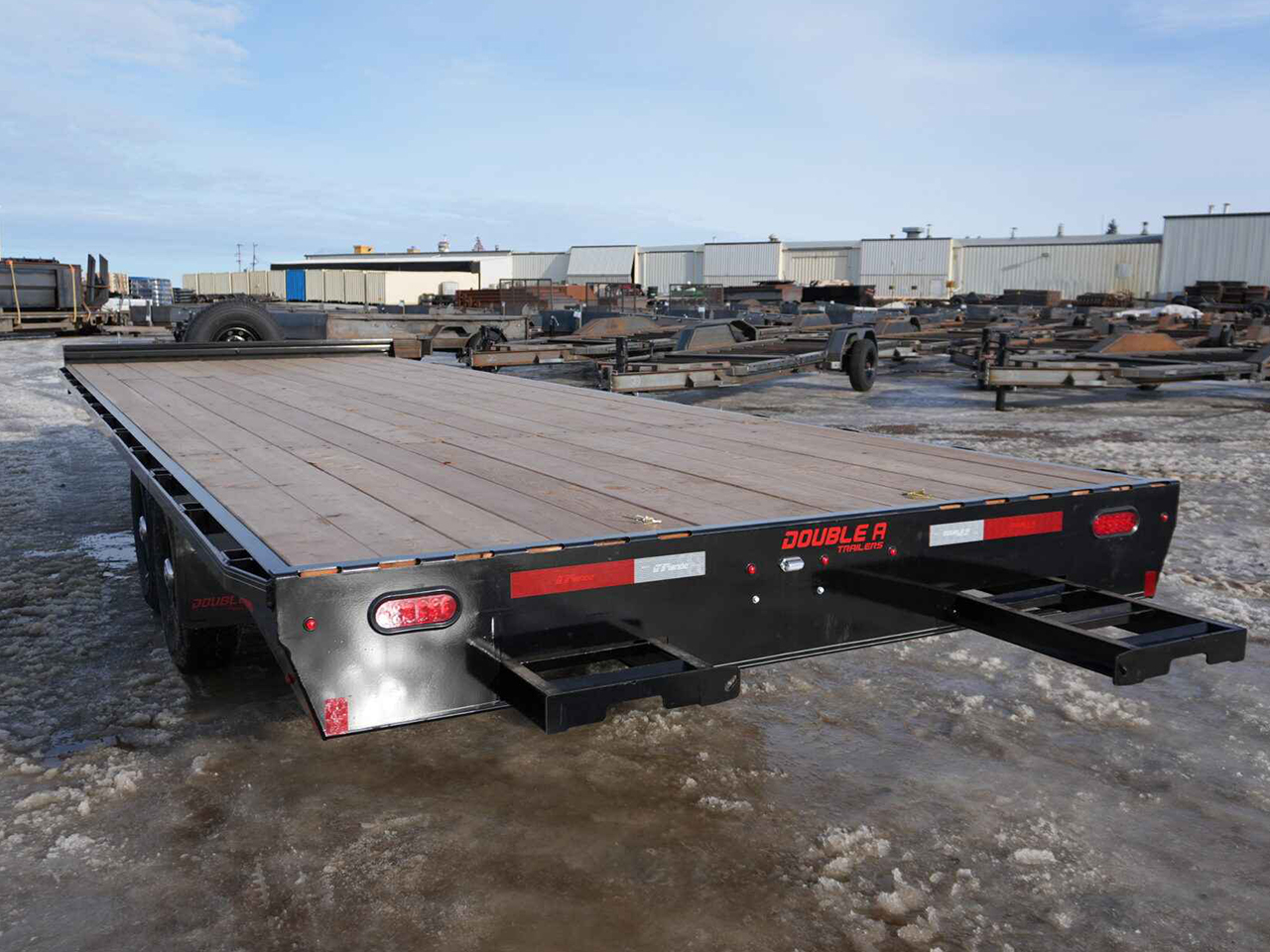 Double A 8.5x24 15.4K Deckover Trailer Double A Trailer HB148-24