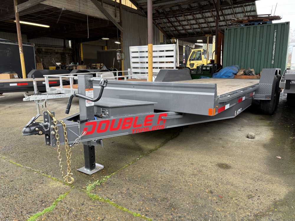 Double A 7x20 15.4K Power Tilt Equipment Trailer Double A Trailer HT147-20