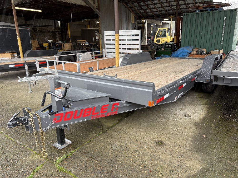 Double A 7x20 15.4K Power Tilt Equipment Trailer Double A Trailer HT147-20