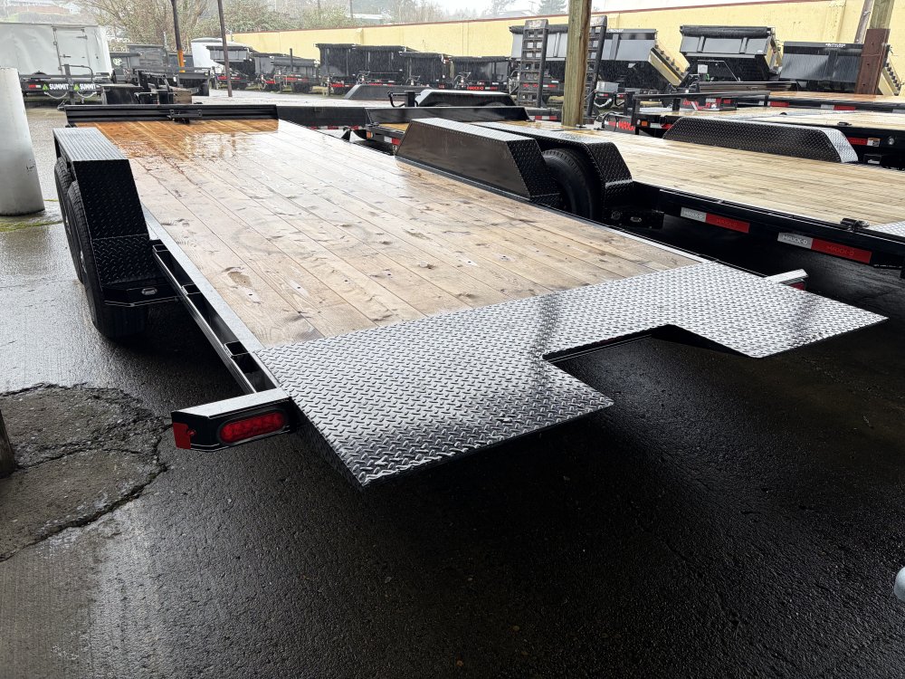 Double A 7x22 15.4K Power Tilt Equipment Trailer Double A Trailer HT147-22