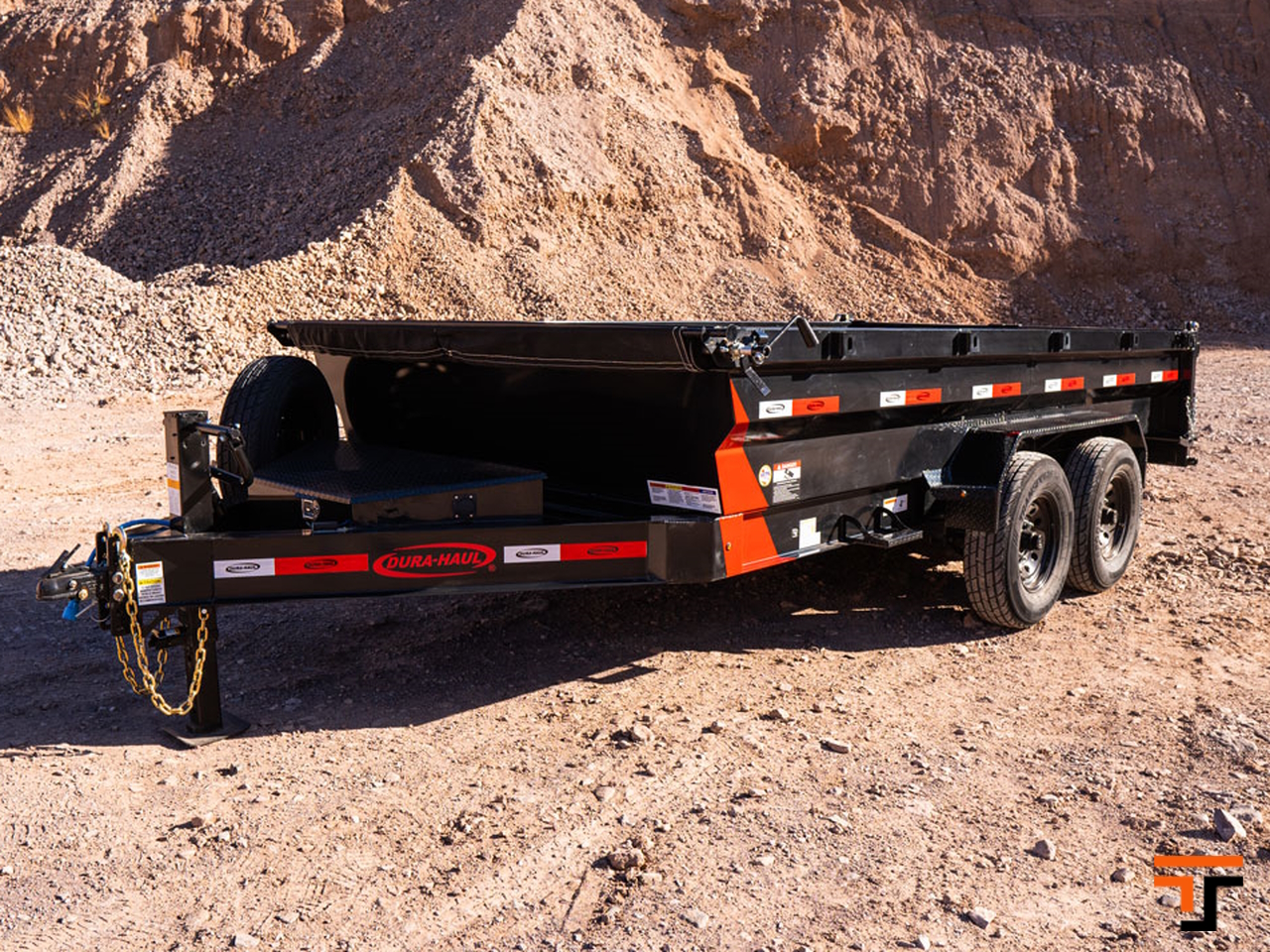 Dura Haul 7 x 16 16K Dump Trailer Dura Haul Trailer BP-7X16-DT-LS-SC-8K